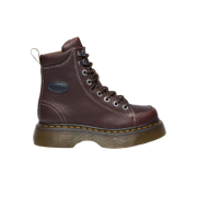 (W) Dr. Martens Buzz 8-Eye Nappa Leather Boots Dark Brown
