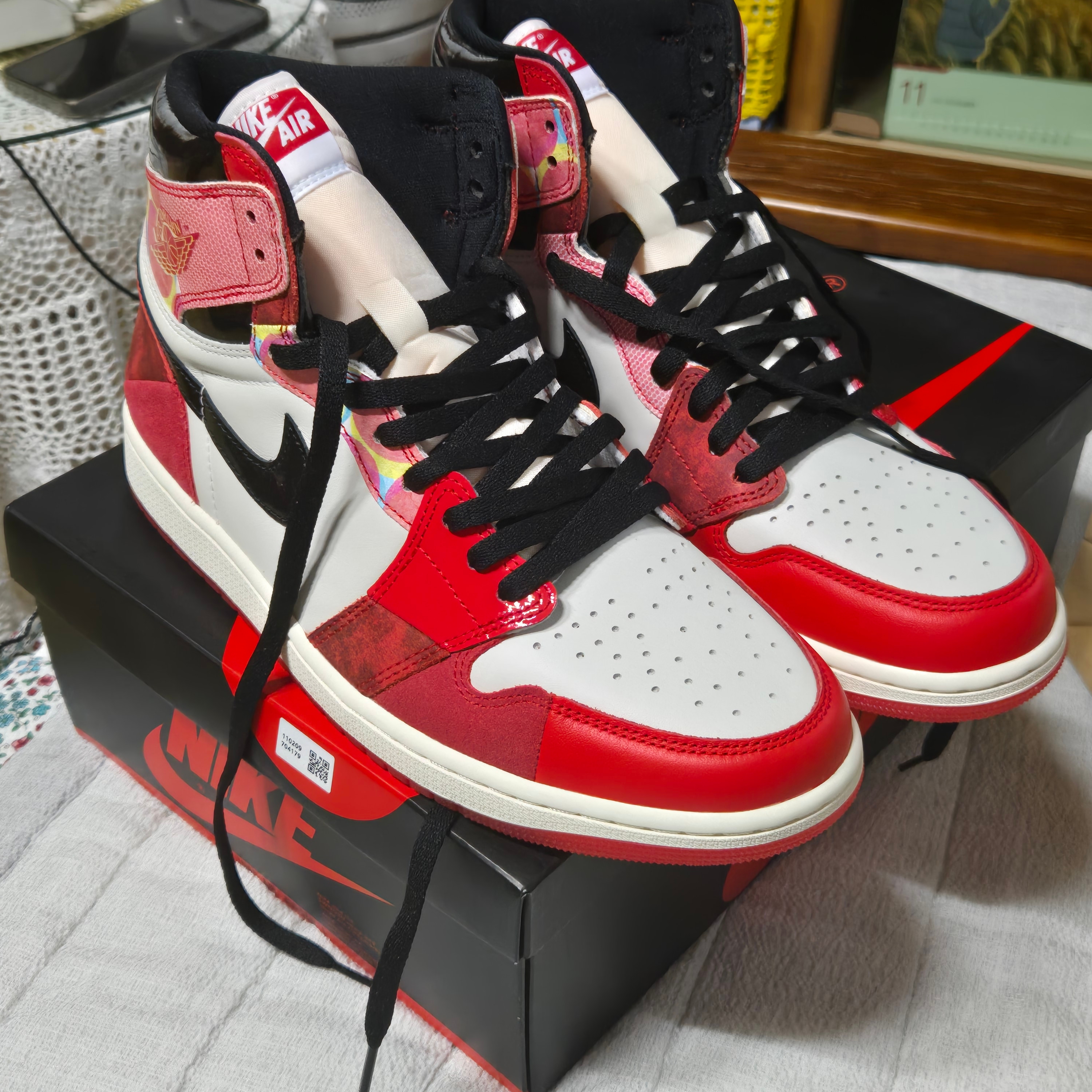 Jordan 1 Retro High Spider-Man Next Chapter 착용 스타일