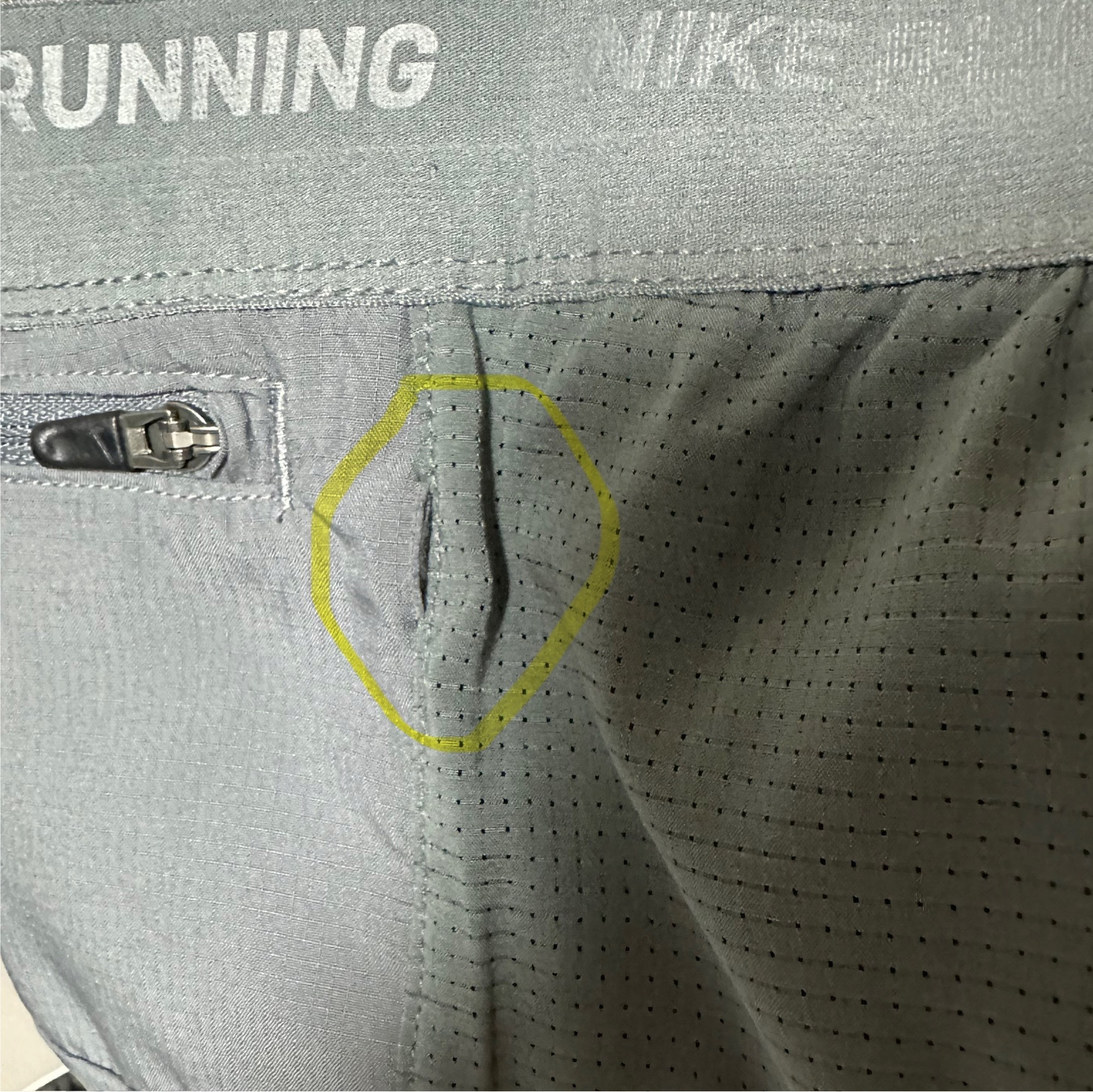 Nike Dri-Fit Stride 5 Inch Brief Lined Running Shorts Smoke Grey Black - Asia 착용 스타일