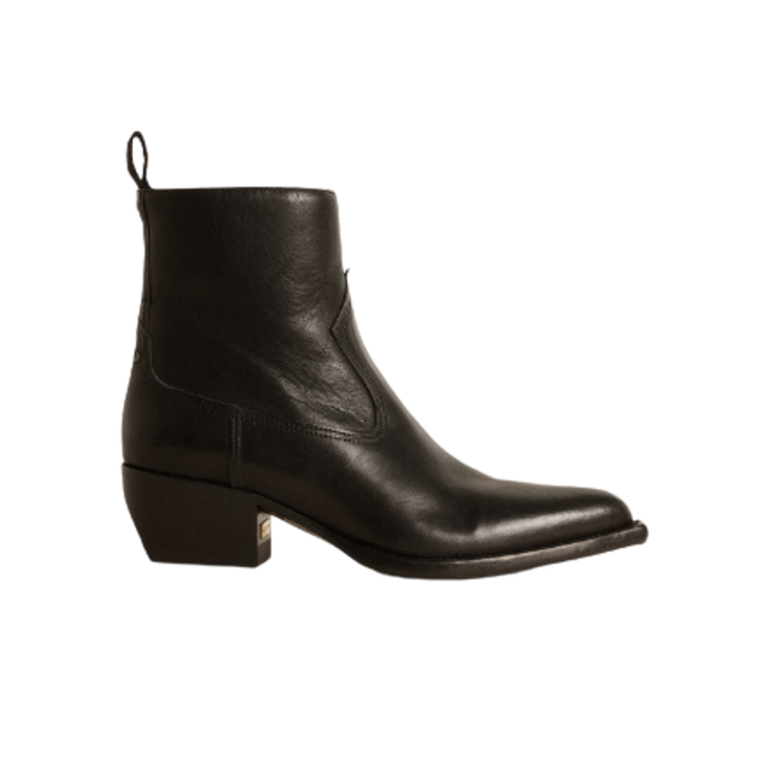 (W) 골든구스 레더 데비 부츠 블랙((W) Golden Goose Leather Debbie Boots Black) - 1
