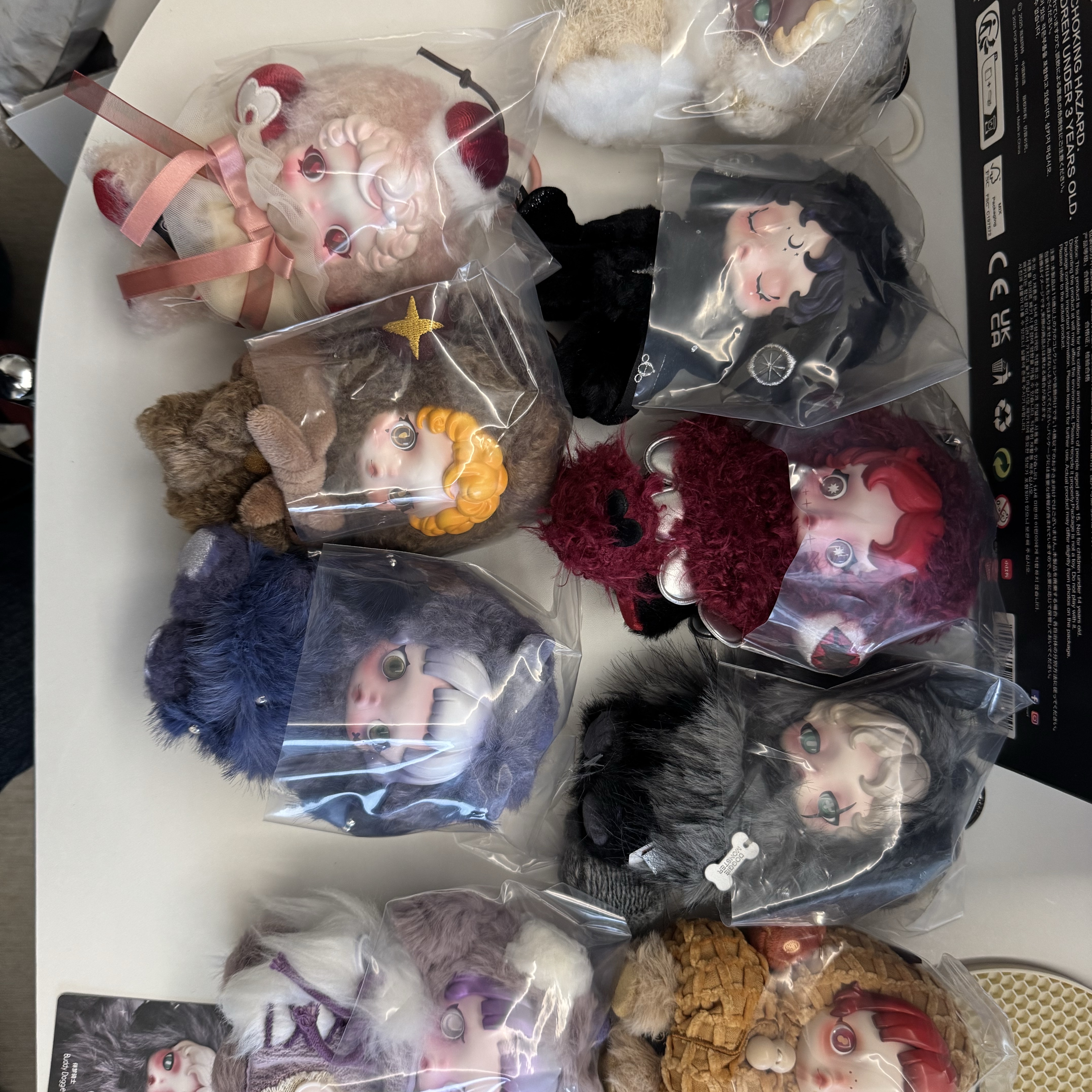 Pop Mart Skullpanda You Found Me ! Series Plush Doll Pendant Sealed Case (9 Blind Boxes) 착용 스타일 - 2