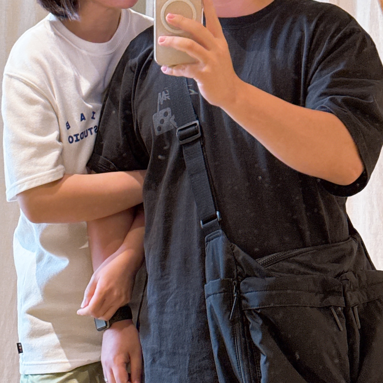 Stussy Pigment Dyed Dice T-Shirt Black 착용 스타일