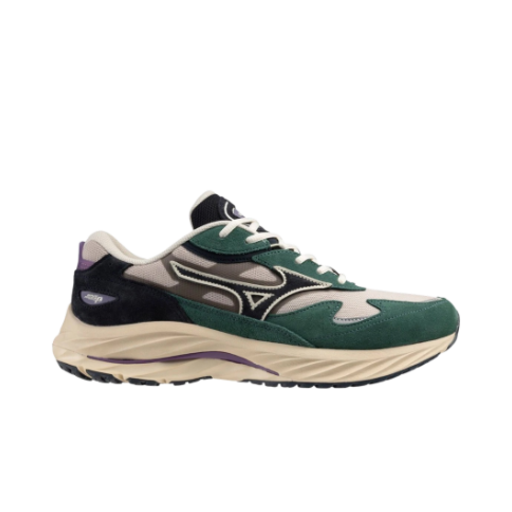 D1GA330918 Mizuno Wave Rider Beta Silver Cloud Bistro Green