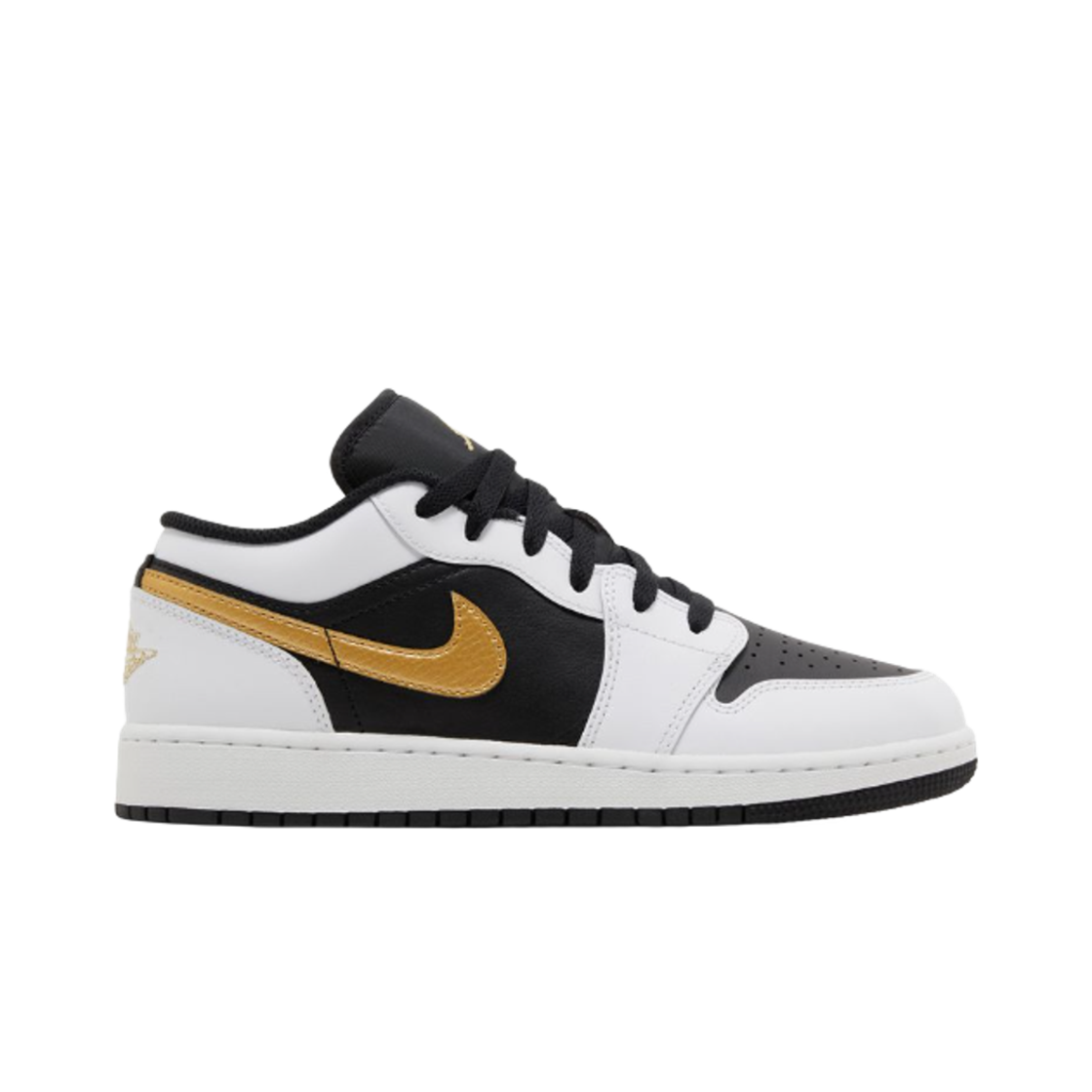 553560-172 (GS) Jordan 1 Low White Black