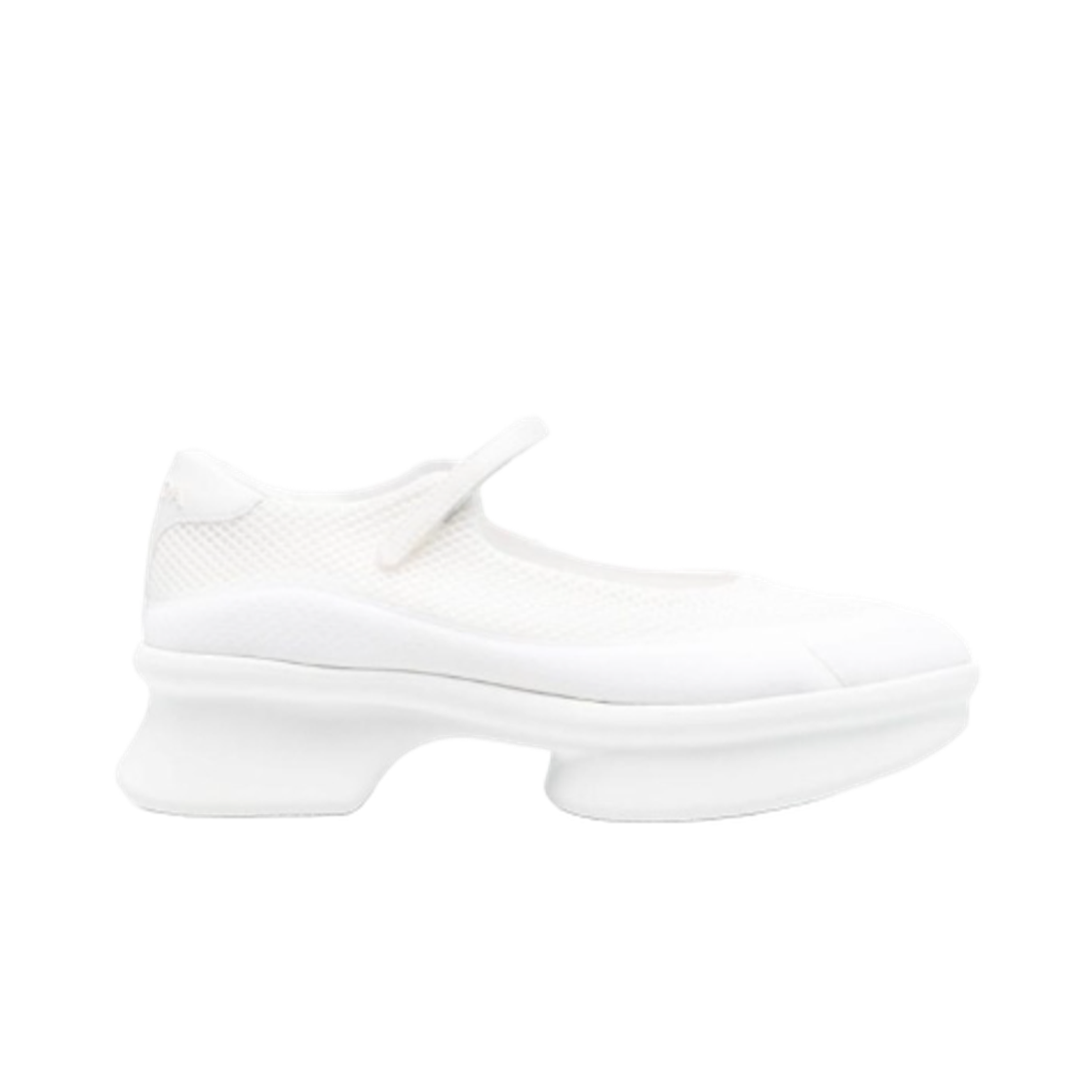 (W) 프라다 레더 발레 화이트((W) Prada Leather Ballet White) - 1