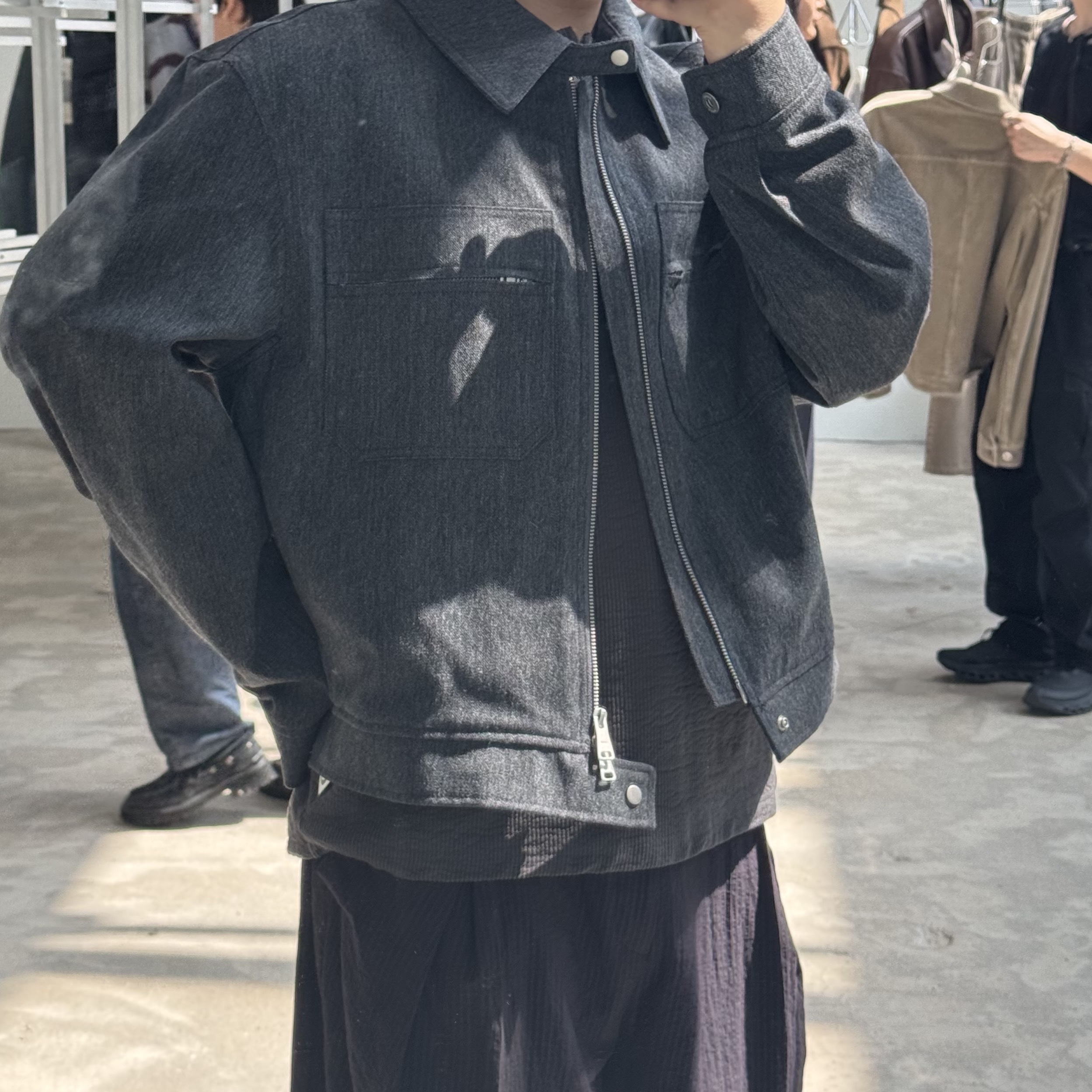 LOSTGARDEN Uniform Aged Derby Black 착용 스타일 - 2