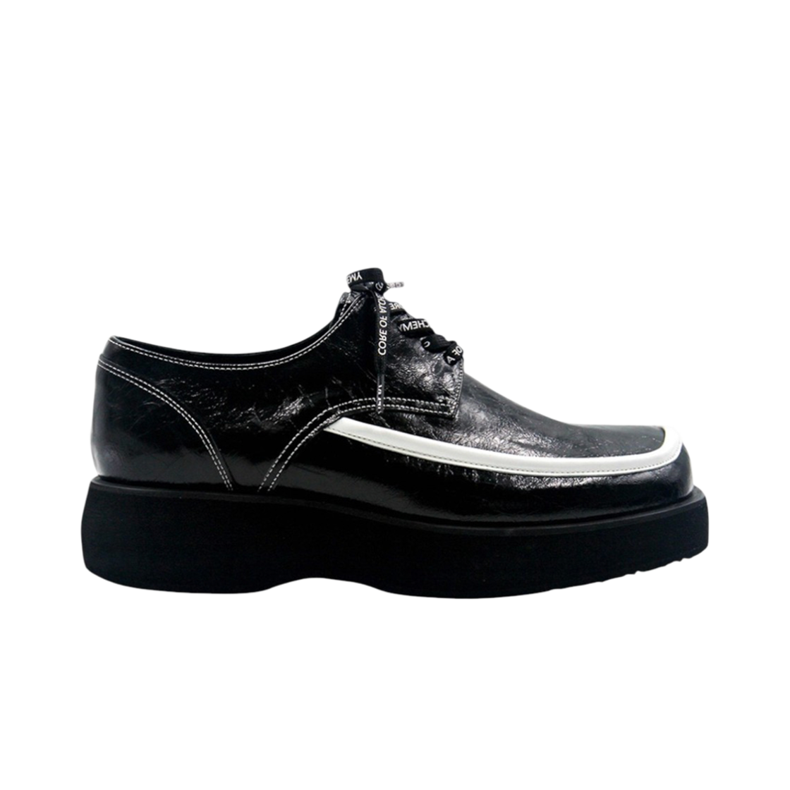 코어오브알케미 화이트 트레이스 비브람 플랫폼 더비(COREOFALCHEMY White Trace Vibram Platform Derby)