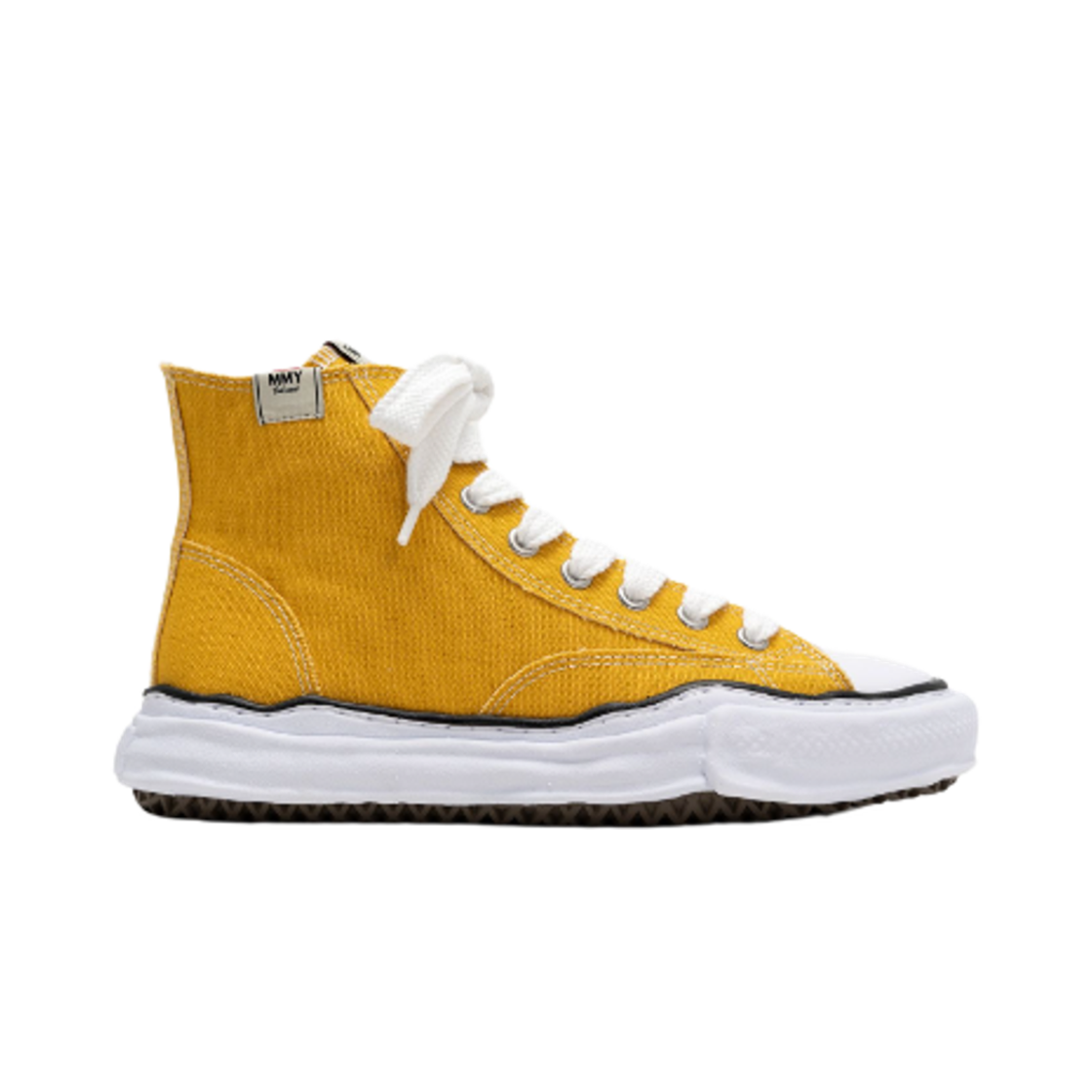 메종 미하라 야스히로 피터슨 OG 솔 캔버스 하이탑 스니커즈 옐로우(Maison Mihara Yasuhiro Peterson OG Sole Canvas High-top Sneakers Yellow) - 1