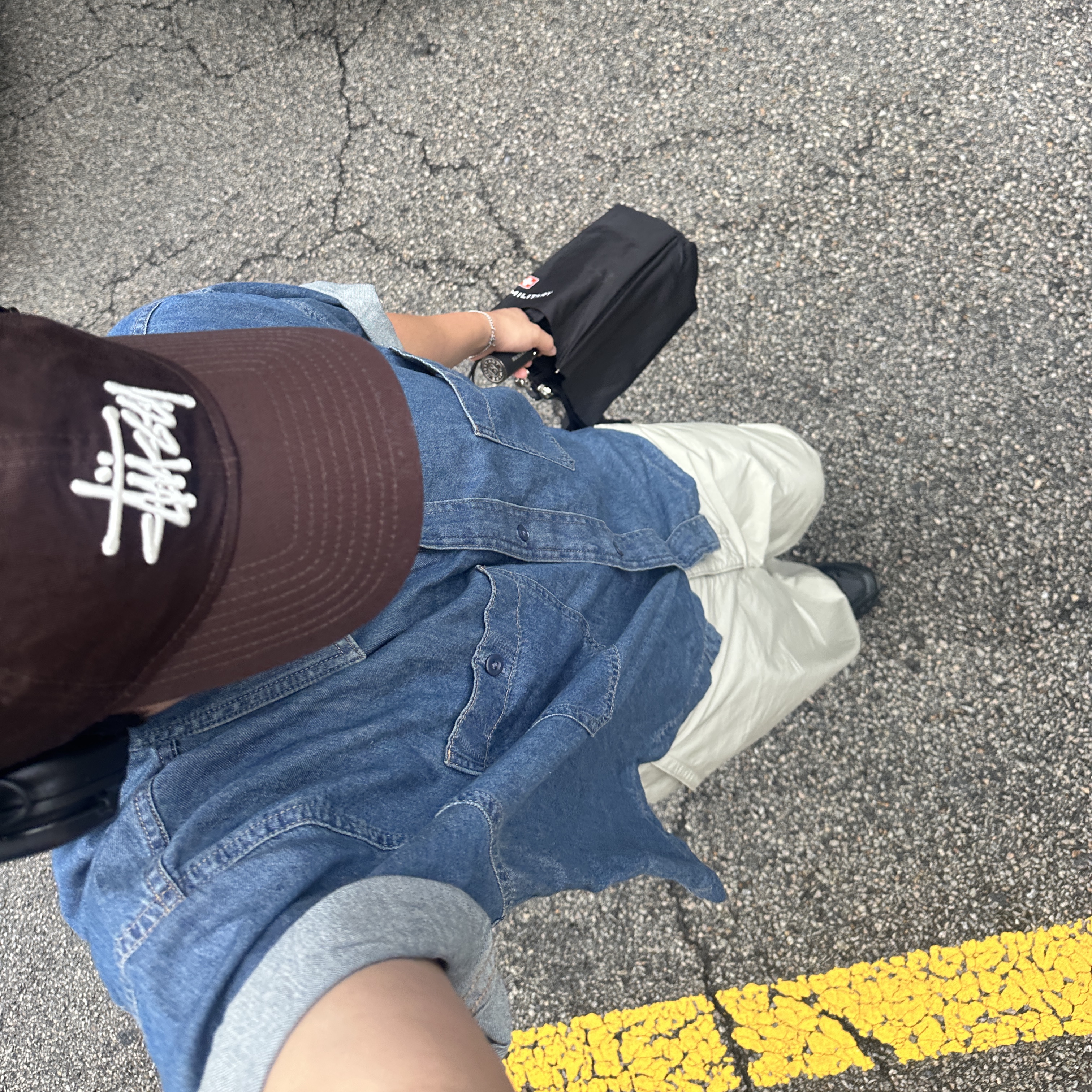 Stussy Basic New Era 9Twenty Basic Strapback Brown 착용 스타일