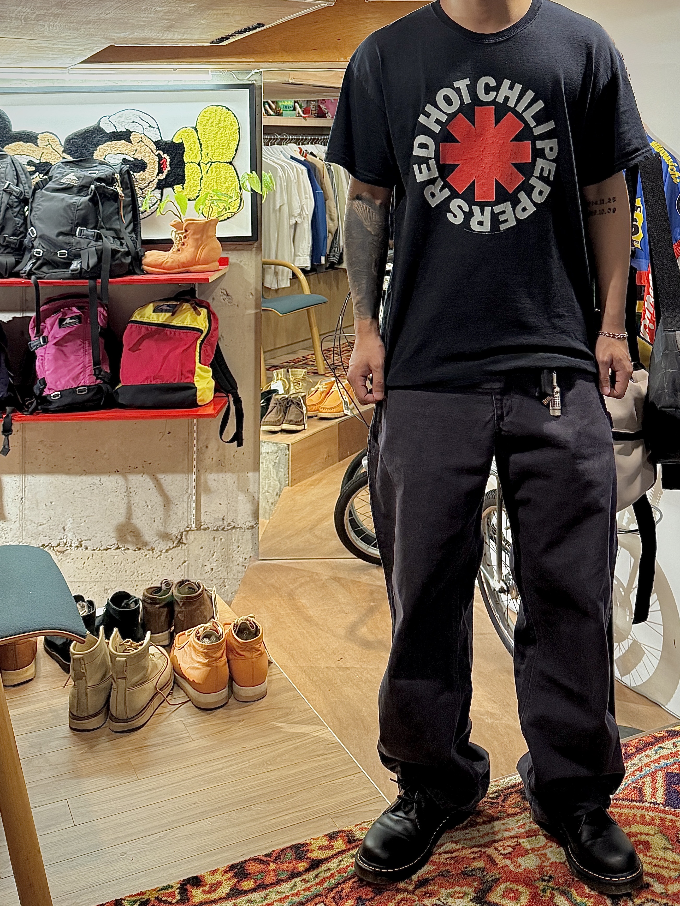 Dr. Martens 1461 Smooth Black 착용 스타일 - 1