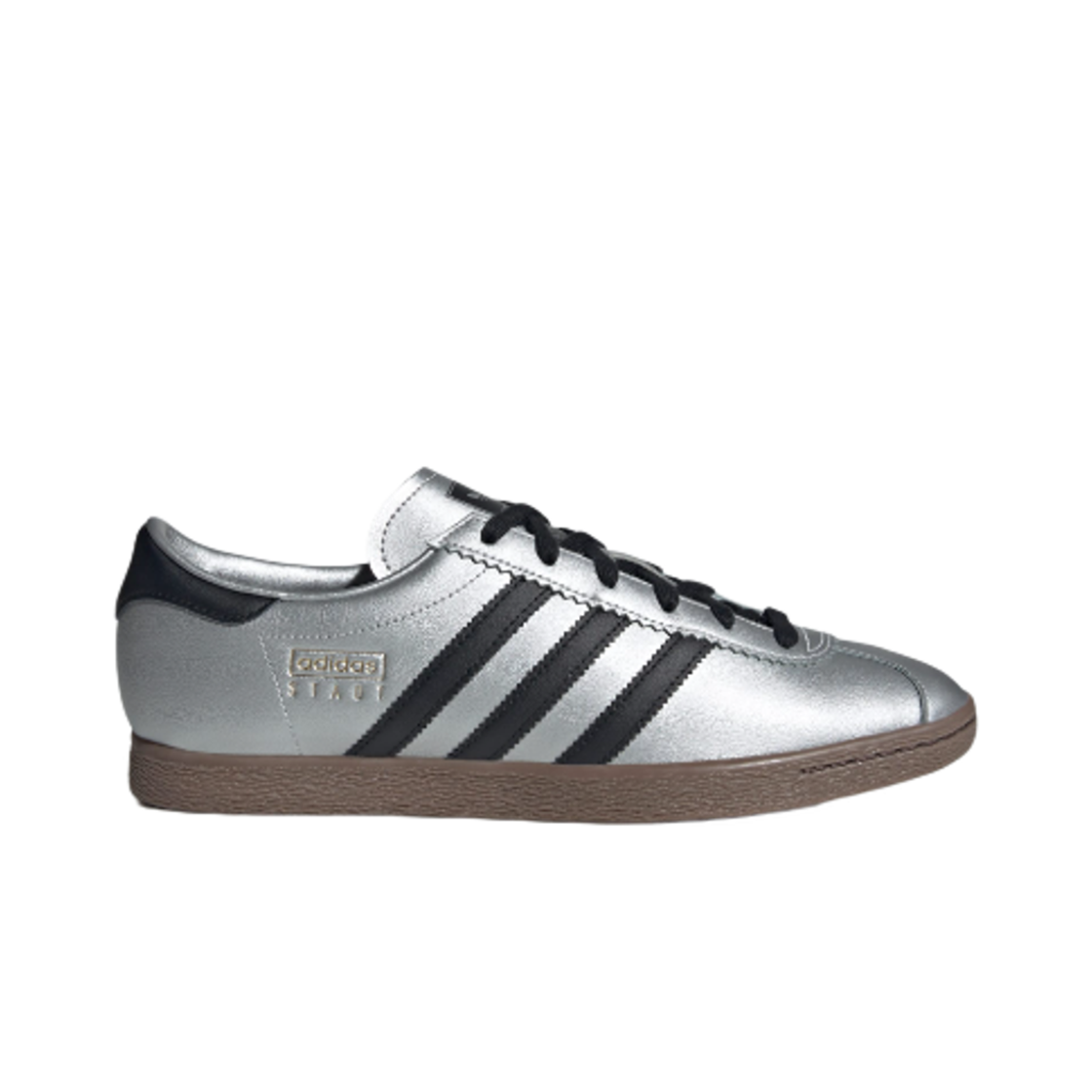 JR9563 Adidas Stadt Silver Metallic Core Black
