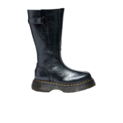 (W) Dr. Martens Buzz Hi Leather Boots Black