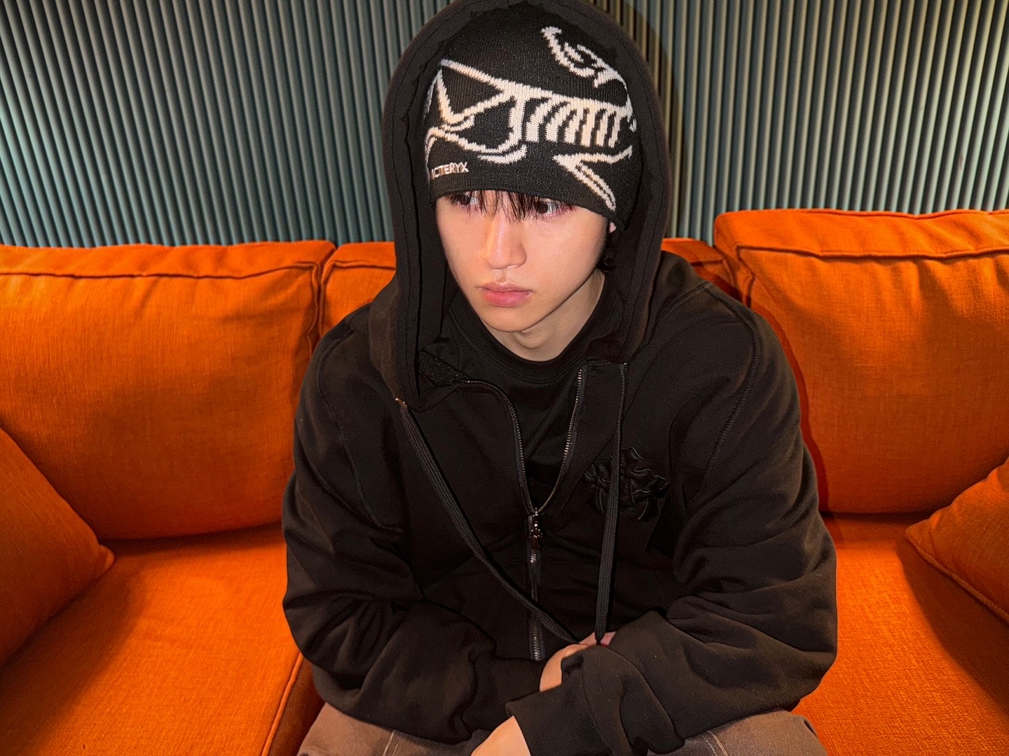 Arc'teryx Bird Head Toque Orca 착용 스타일 - 3