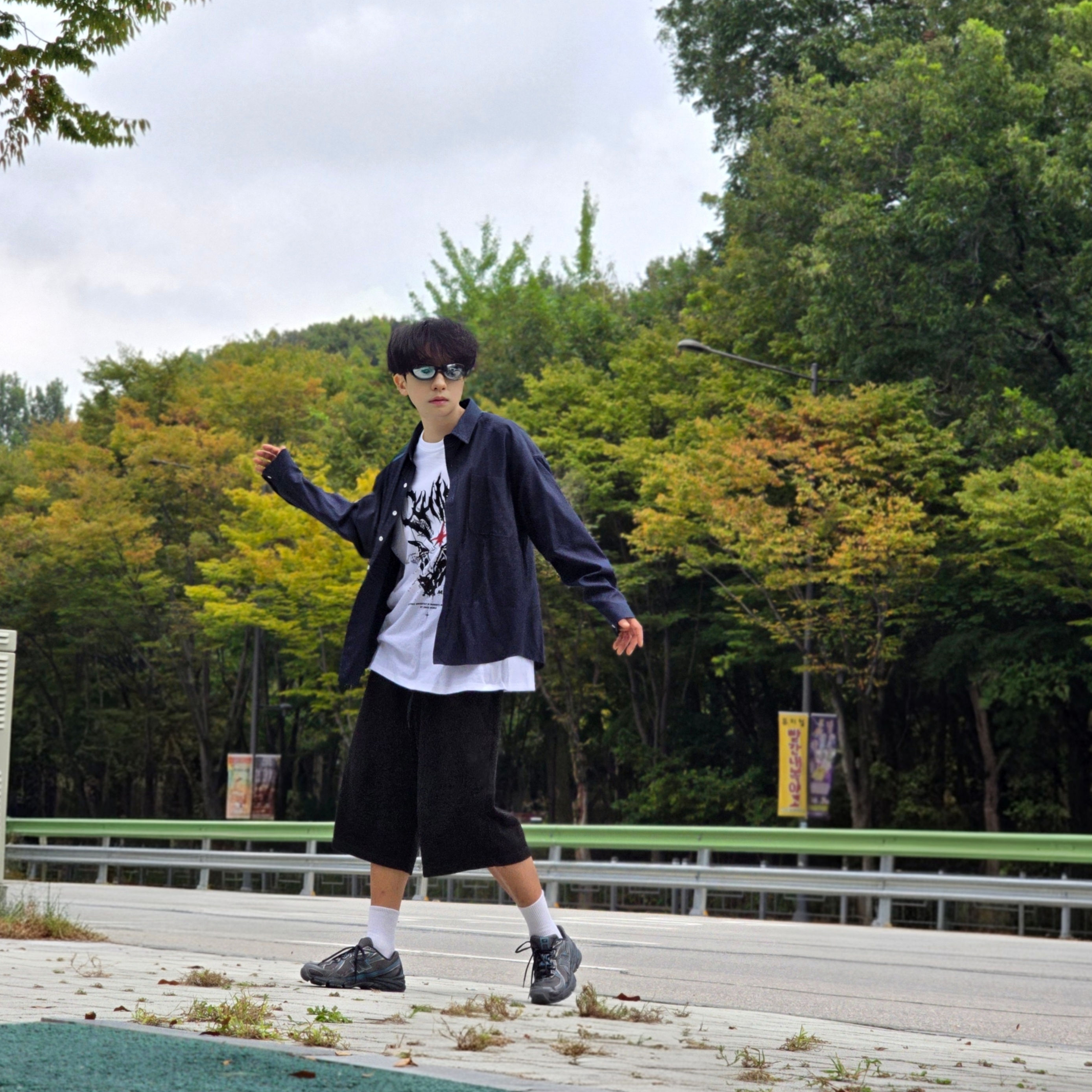 New Balance 740v2 Castlerock Terrarium 착용 스타일 - 1