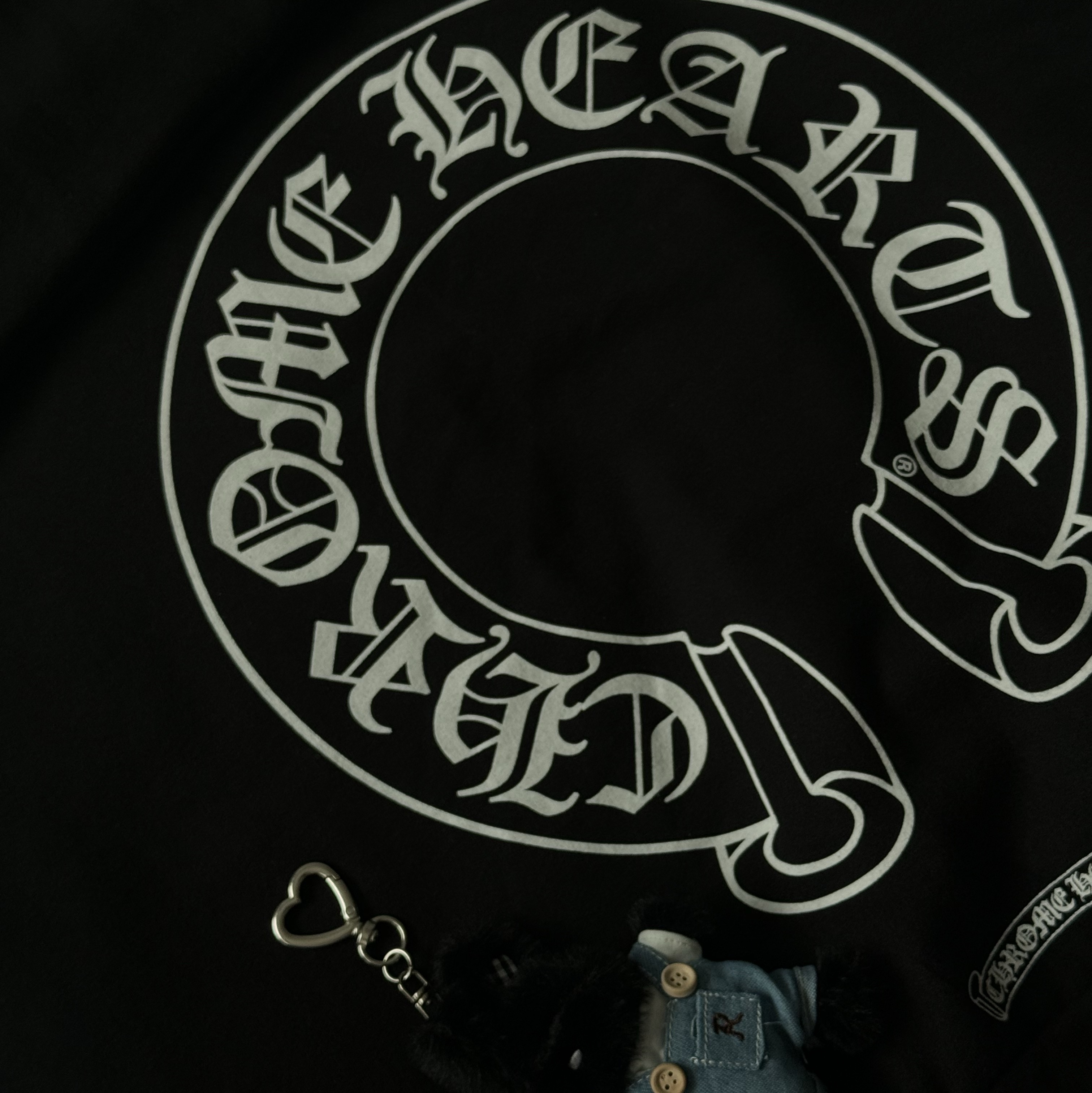 Chrome Hearts Horseshoe Logo Sweatshirt Black 착용 스타일