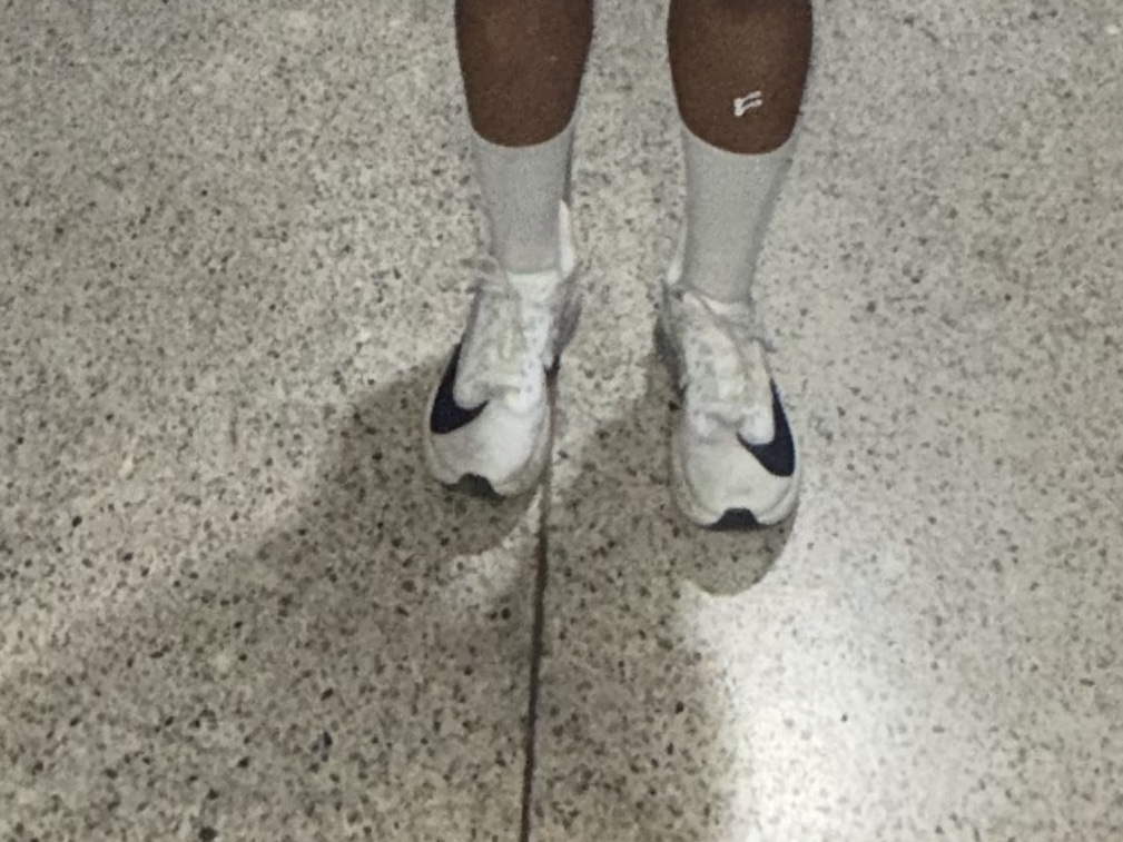 (W) Nike Zoom Fly 6 Road Racing White Pure Platinum 착용 스타일 - 2