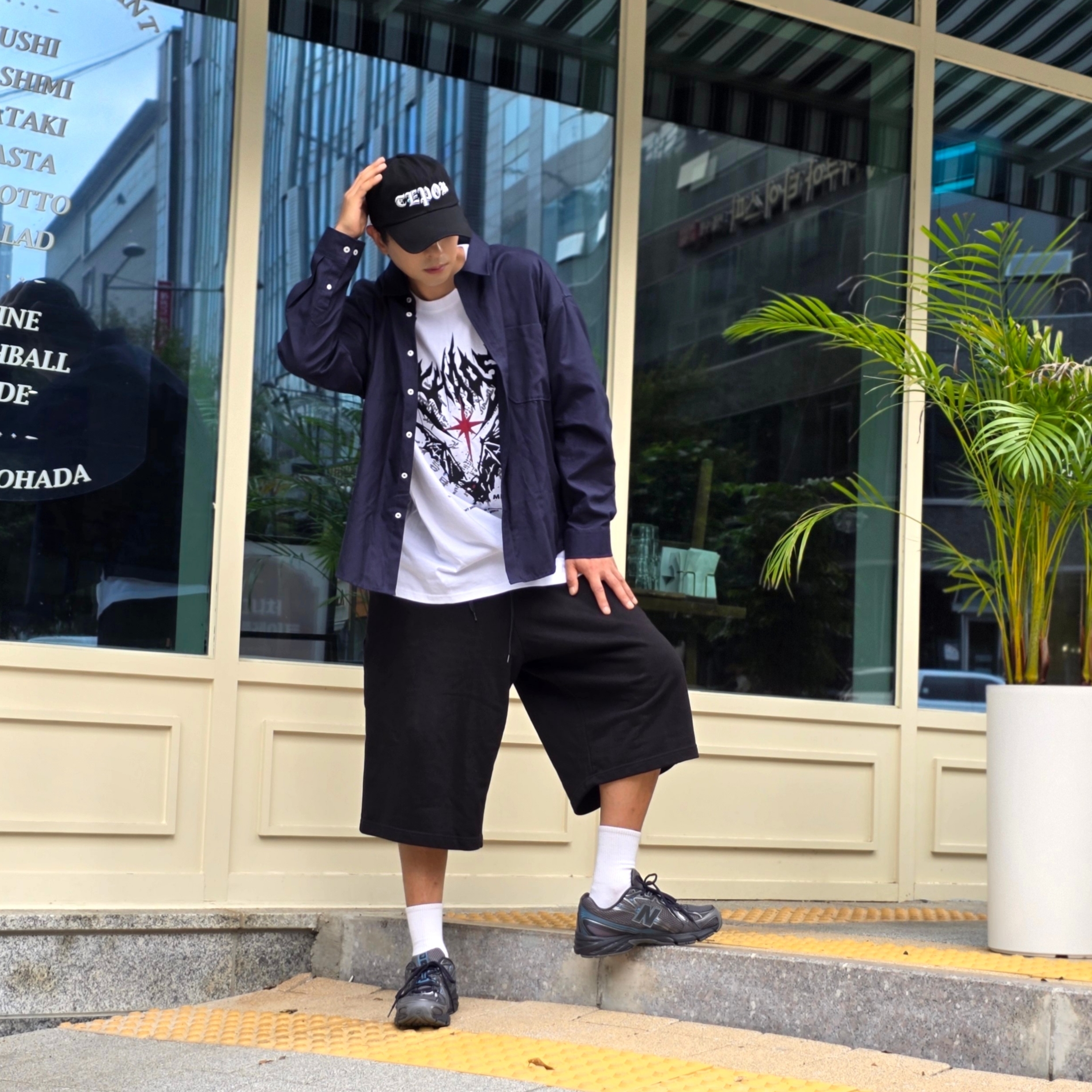 New Balance 740v2 Castlerock Terrarium 착용 스타일 - 1