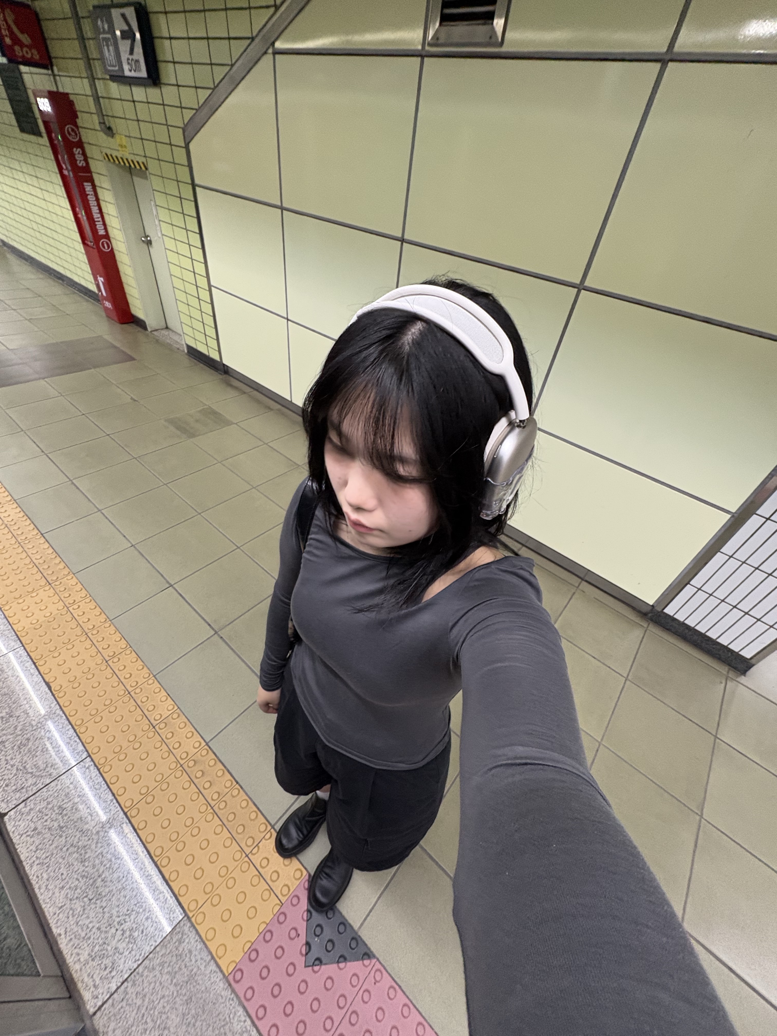 Apple AirPods Max USB C Starlight (Korean Ver.), Dr. Martens 2976 Chelsea Black Smooth 착용 스타일