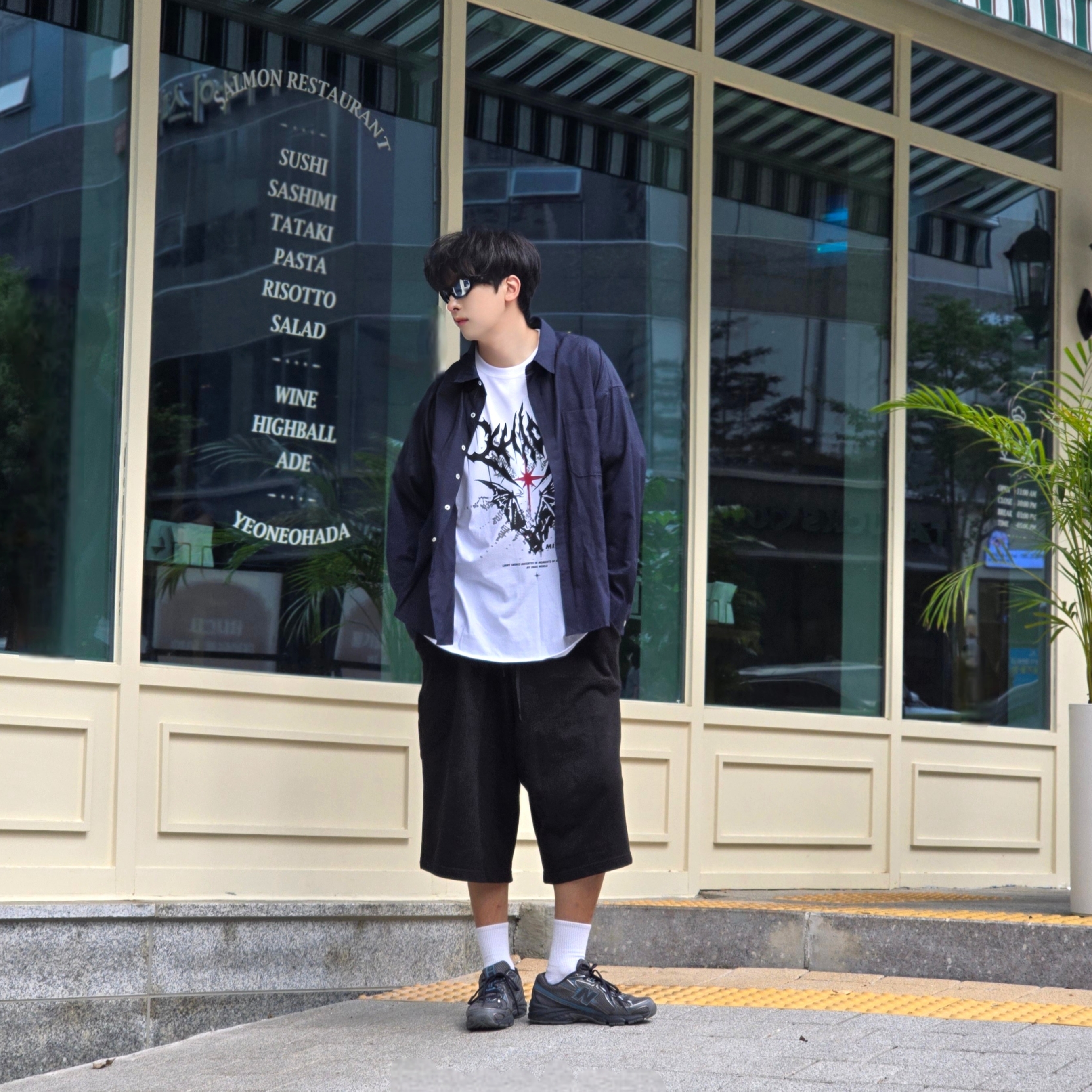 New Balance 740v2 Castlerock Terrarium 착용 스타일 - 1