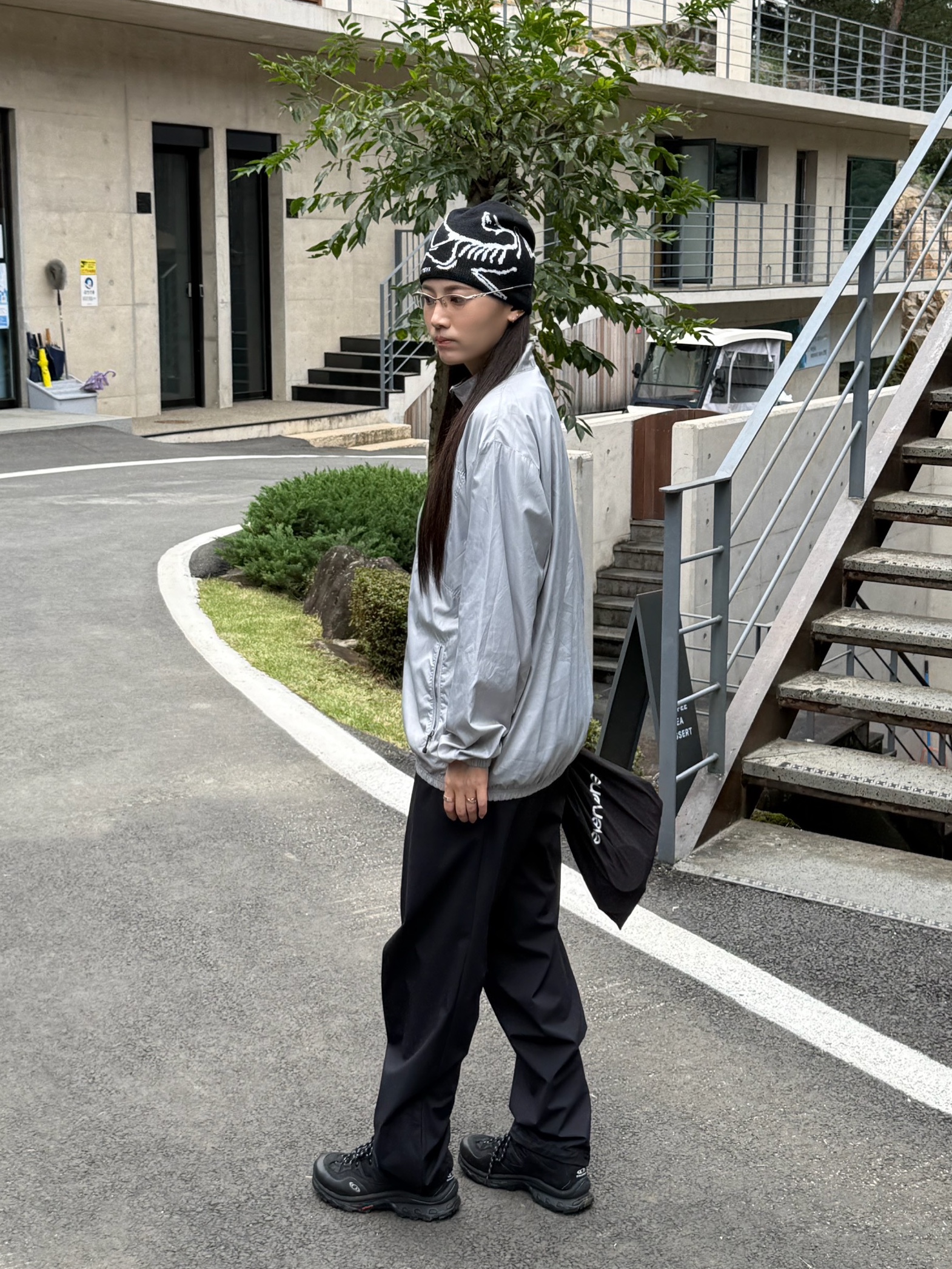 Arc'teryx Bird Head Toque Orca 착용 스타일 - 4