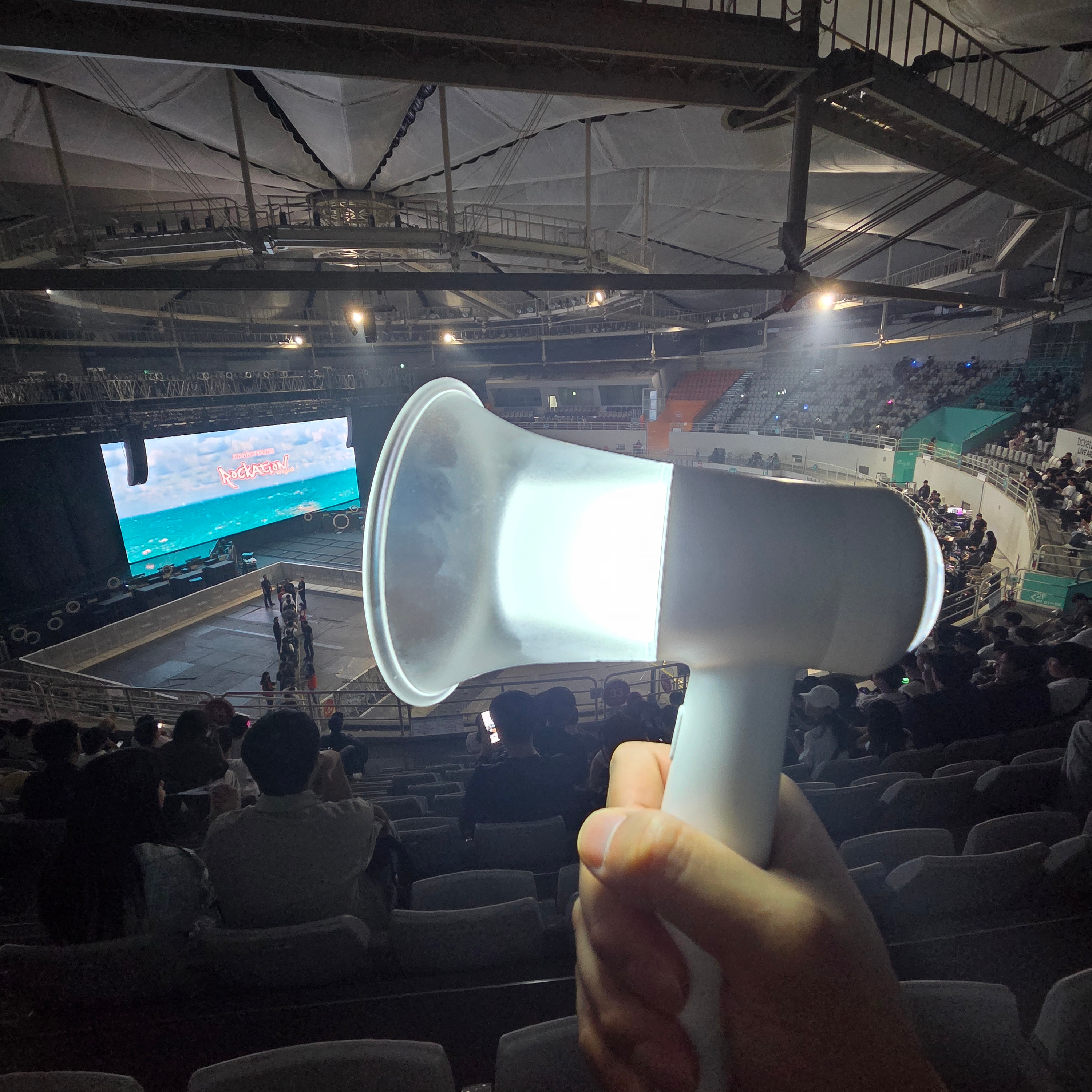 [QWER] OFFICIAL LIGHT STICK FULL SET 착용 스타일 - 2
