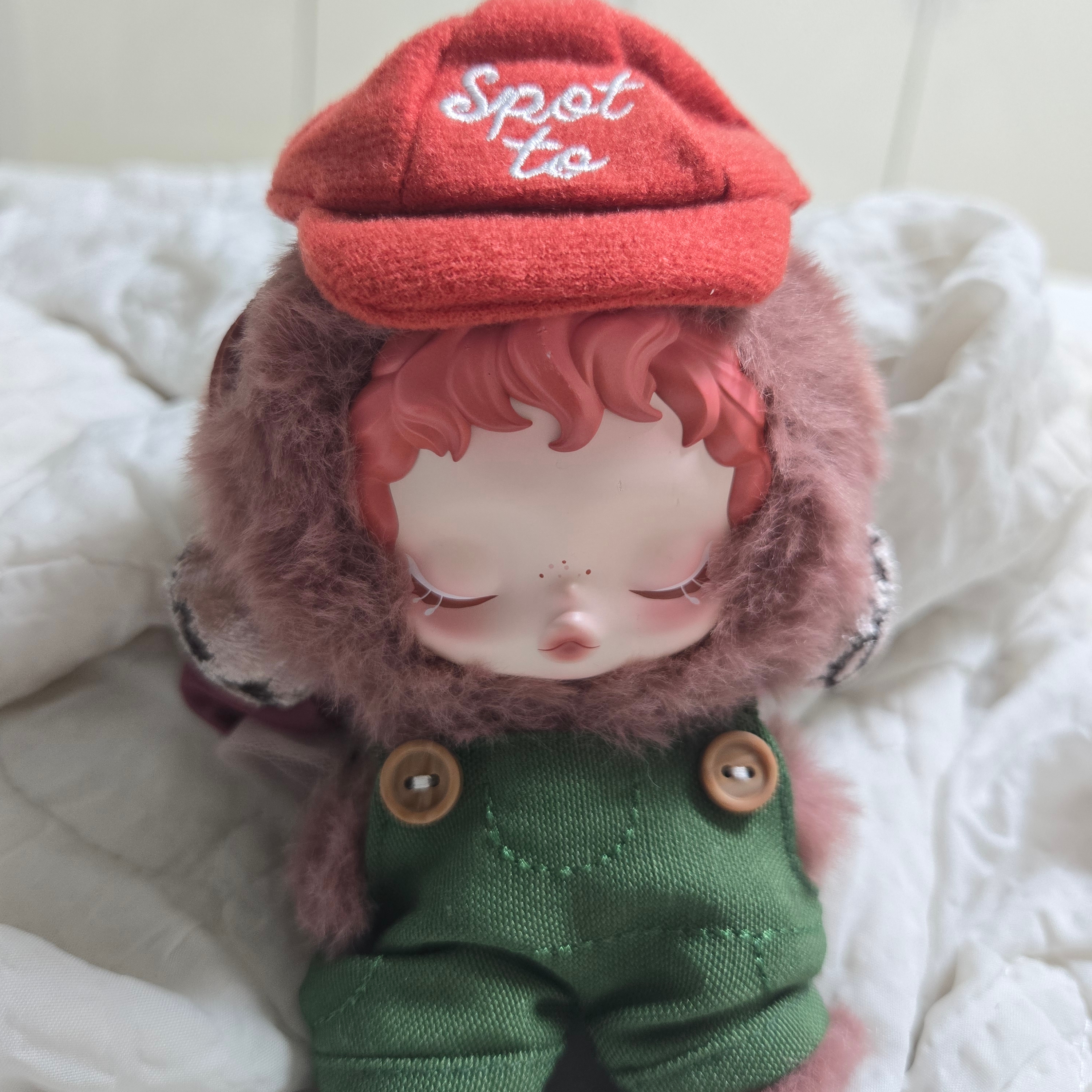 Pop Mart Skullpanda L’Impressionnisme Series Plush Doll Blossom (Opened Case) 착용 스타일