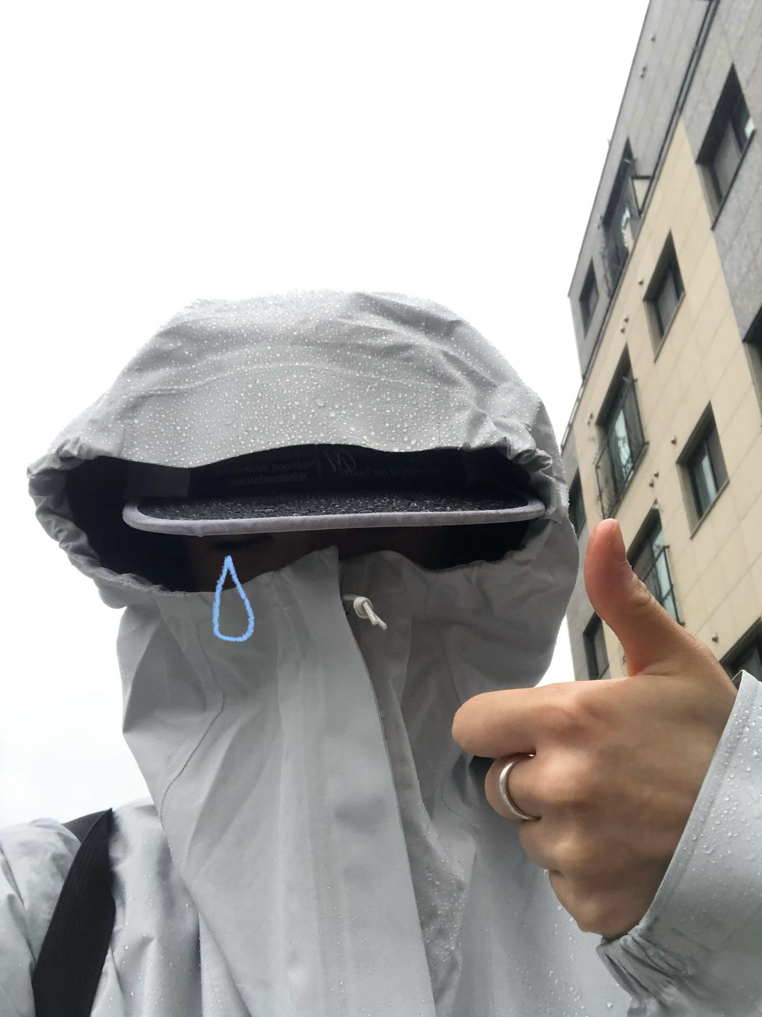 Nike ACG Storm-Fit ADV Cascade Rains Full Zip Jacket Photon Dust - Asia 착용 스타일 - 3