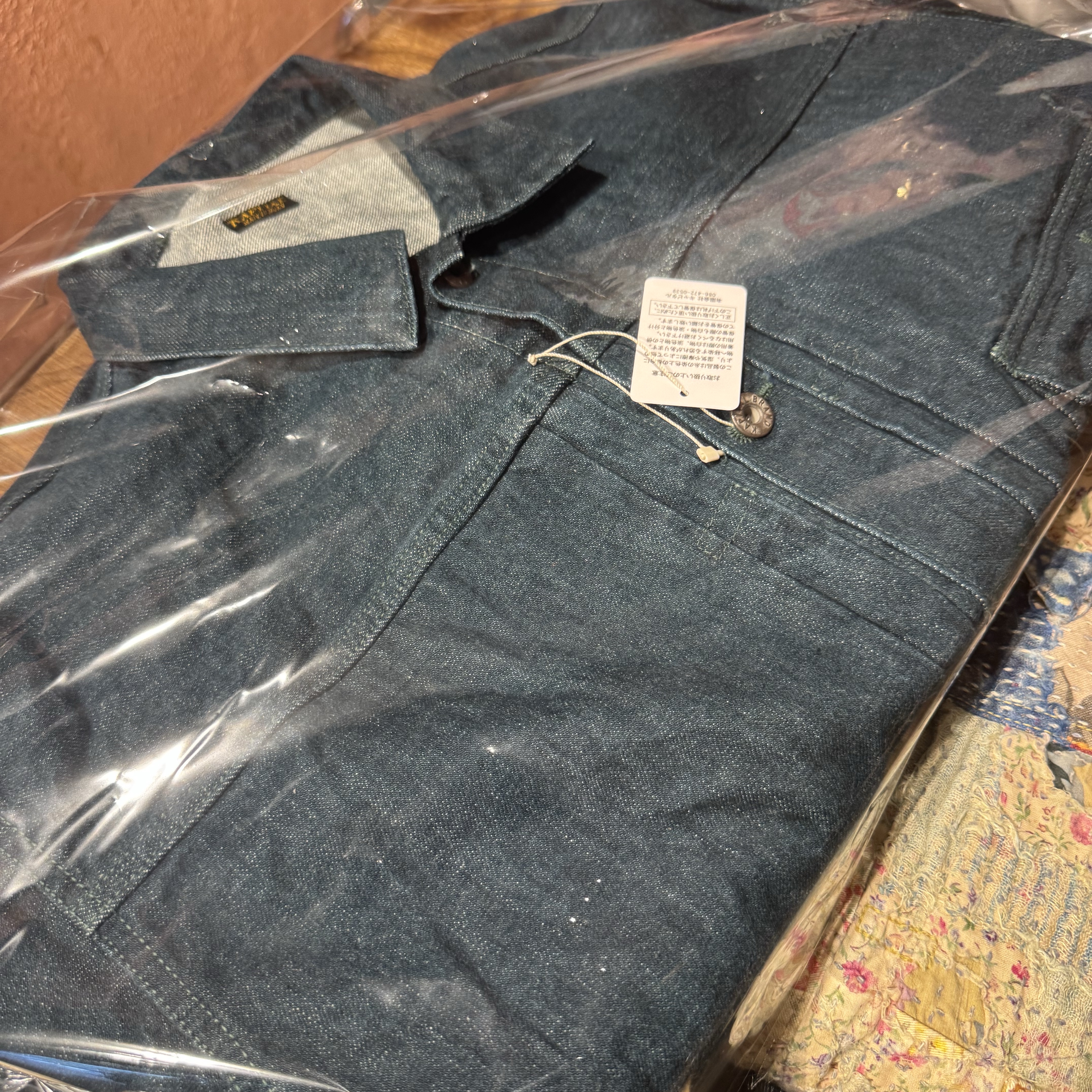 Kapital No.4 Plant Dyed Denim 1st Jacket Greenish Indigo 착용 스타일