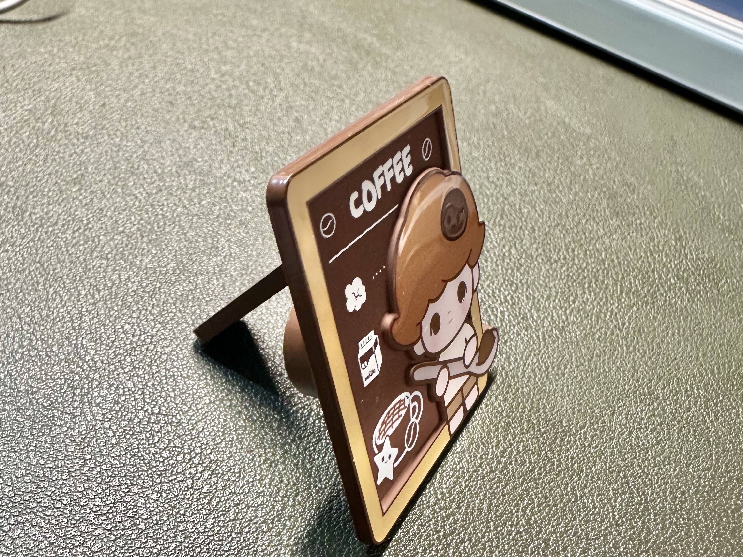 Pop Mart Pop Bean Coffee Factory Series Fridge Magnet Sealed Case (1 Blind Box), Pop Mart Pop Bean Coffee Factory Series Fridge Magnet Series Sealed Case (8 Blind Boxes) 착용 스타일 - 2