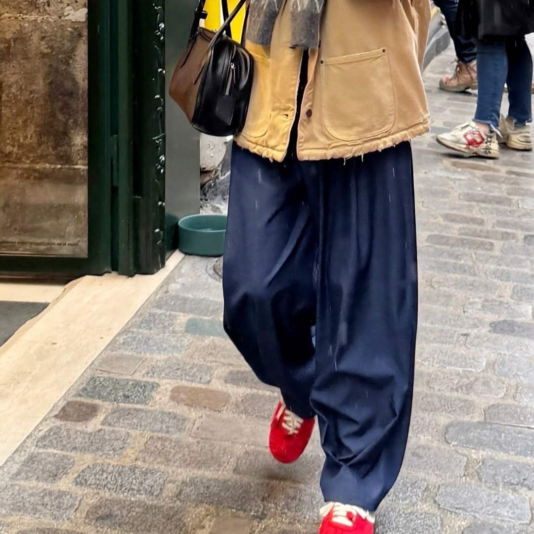 Nike x Jacquemus Moon Shoe SP University Red and Bicycle Yellow 착용 스타일 - 3