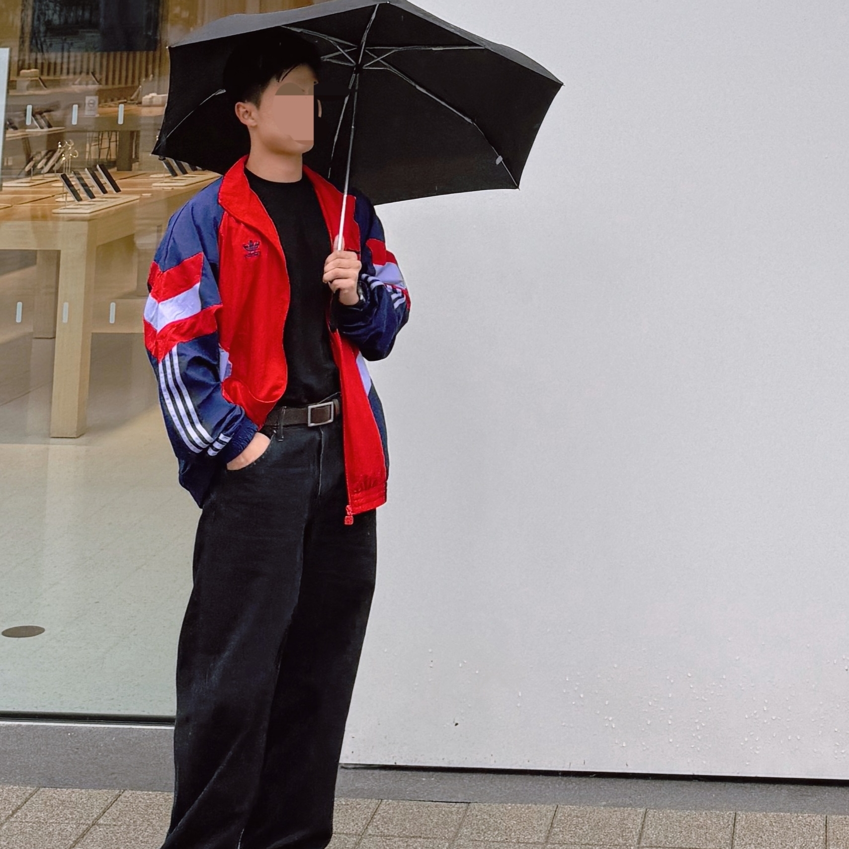 Adidas Arsenal Originals Track Top Better Scarlet Night Sky - KR Sizing 착용 스타일 - 1