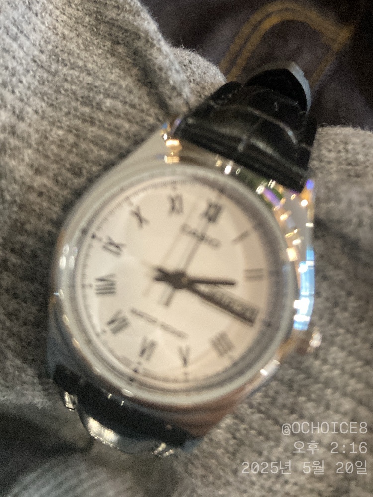 Casio LTP-V006L-7B 착용 스타일