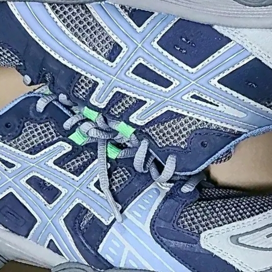 Asics Gel-Nimbus 9 Steel Grey Blue Harmony 착용 스타일