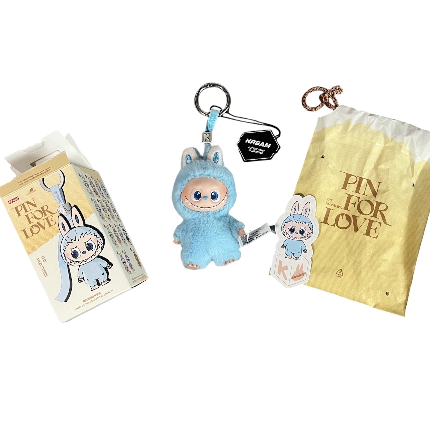 Pop Mart Labubu The Monsters Pin For Love Series Vinyl Plush Pendant (A-M) K (Opened Case), Pop Mart Labubu The Monsters Pin For Love Series Vinyl Plush Pendant Sealed Case (A-M) (1 Blind Box) 착용 스타일