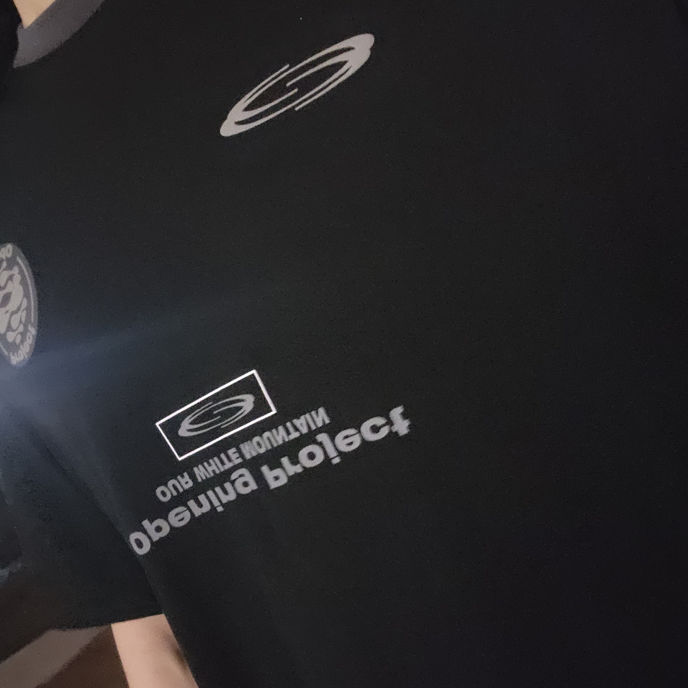 Opening Project Team Play T-Shirts Black 착용 스타일