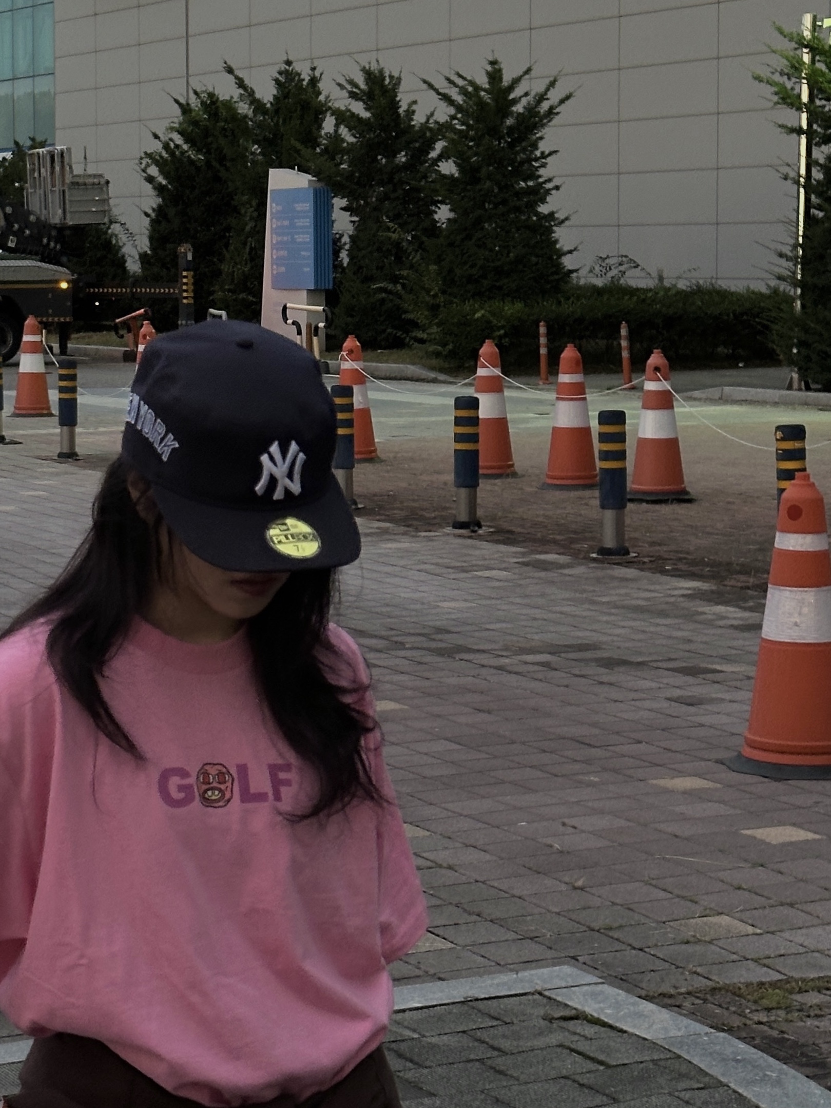 New Era MLB New York Yankees Pillbox Series Ball Cap Navy, Dr. Martens 1461 Smooth Black 착용 스타일 - 2