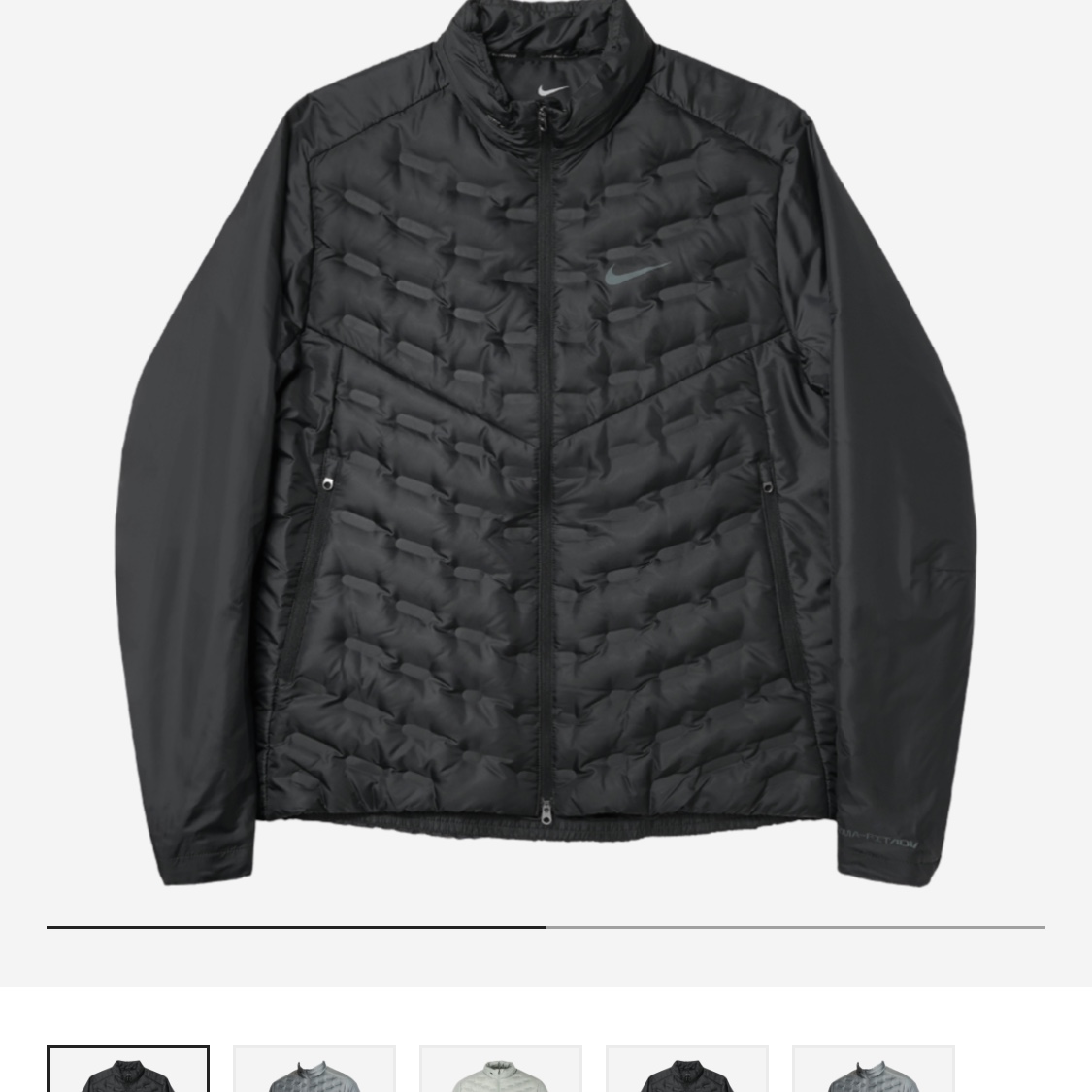 Nike Therma-Fit ADV Aeroloft Repel Down Running Jacket Black - Asia 착용 스타일