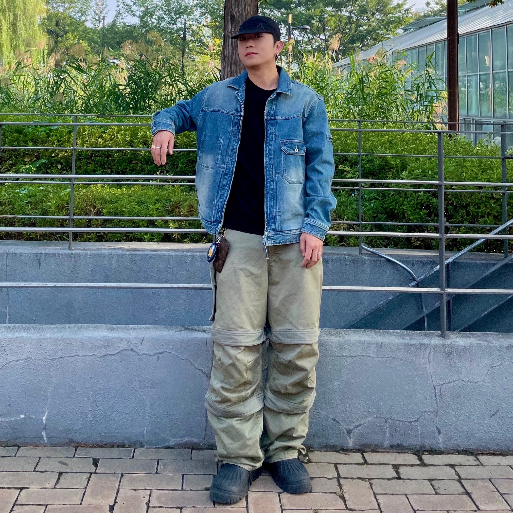 SERIES Indigo Modified Trucker Indigo 착용 스타일 - 1
