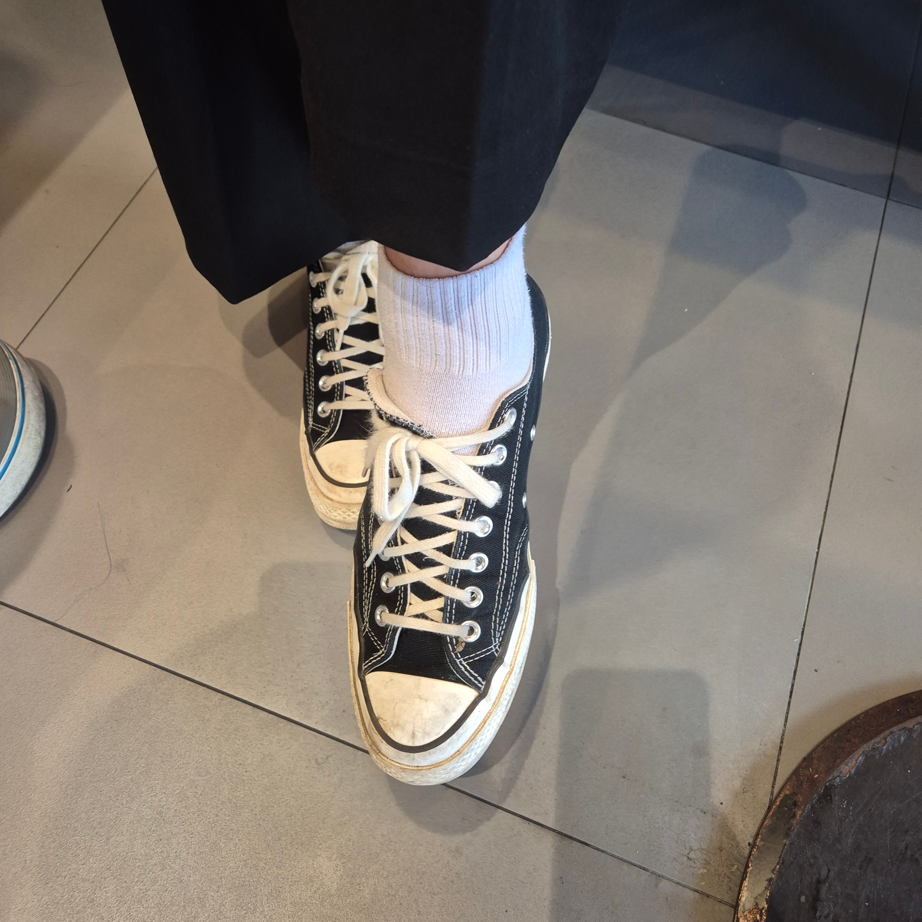 Converse Chuck 70 Ox Black - Standard 착용 스타일