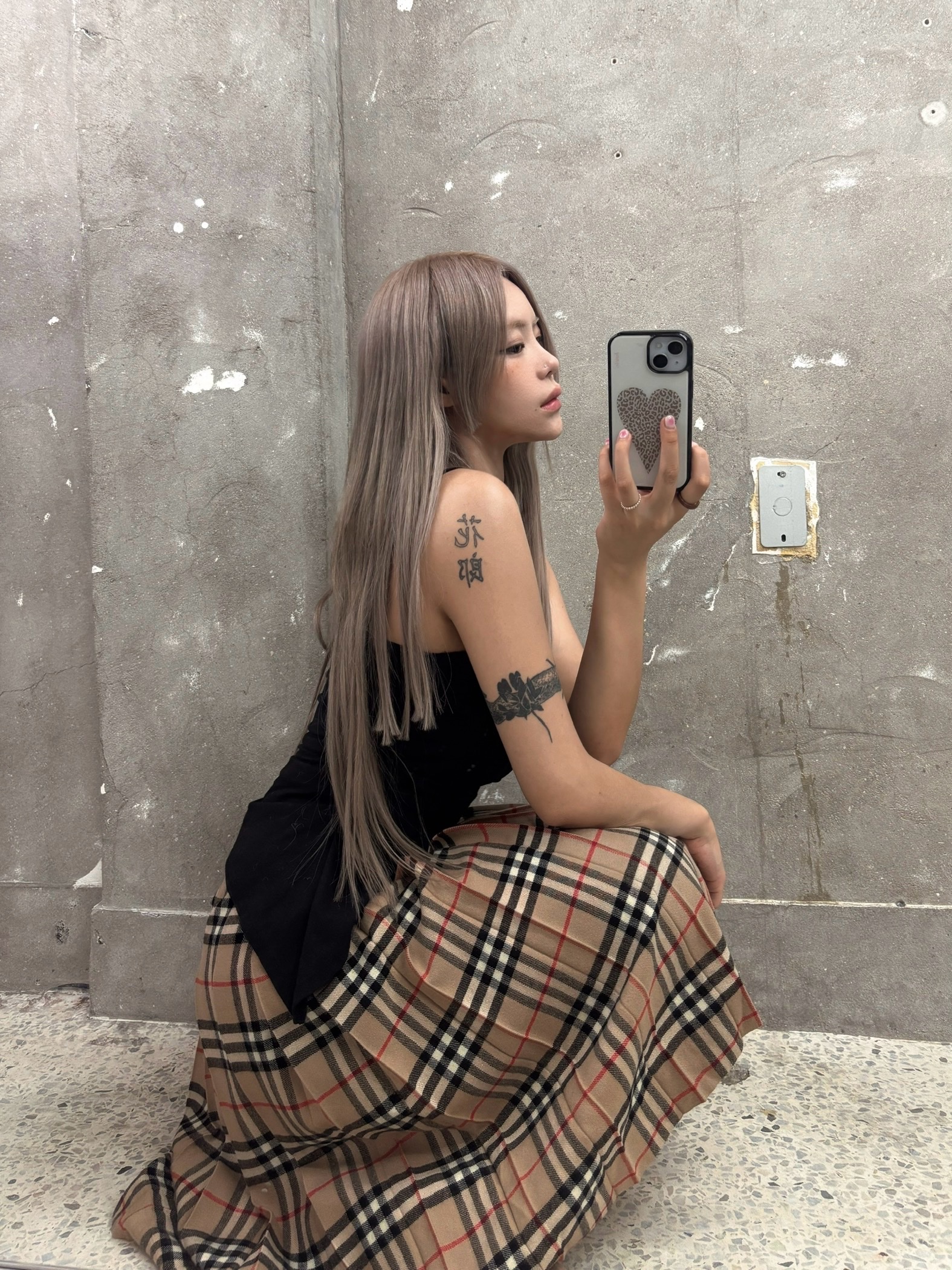 Onitsuka Tiger Mexico 66 Beige Grass Green 착용 스타일 - 2