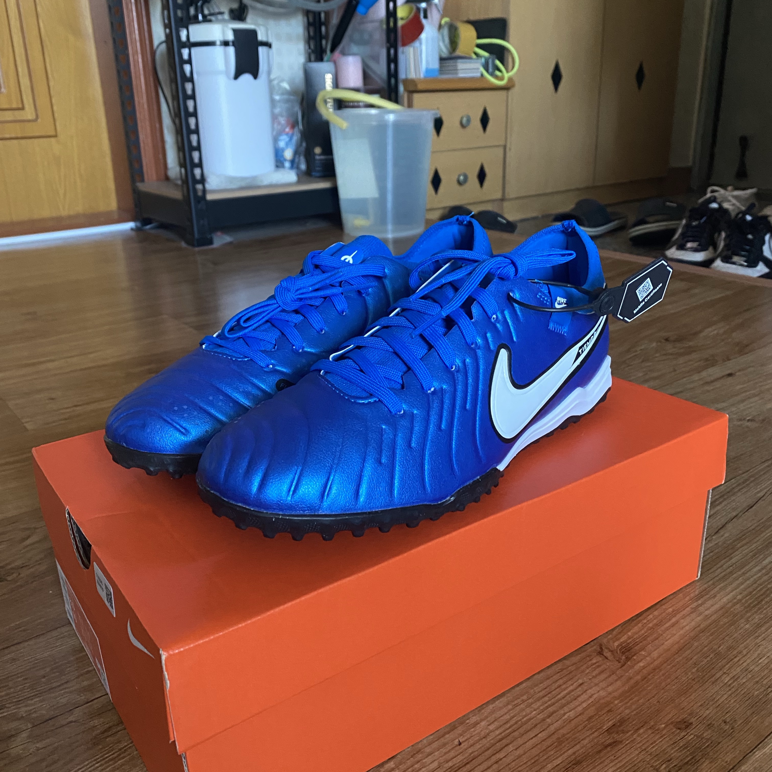 Nike Tiempo Legend 10 Pro TF Soar White 착용 스타일 - 1