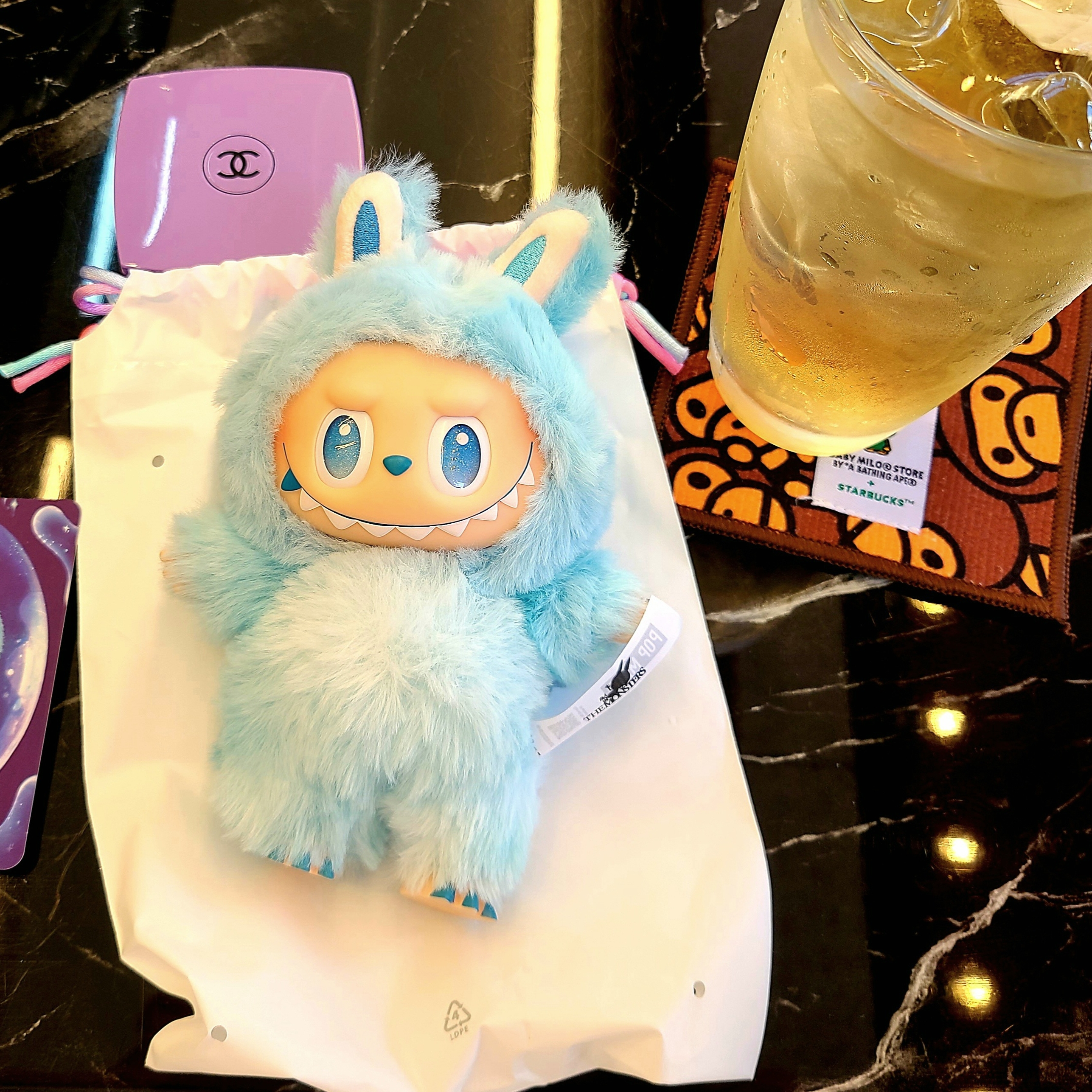 Pop Mart Labubu The Monsters Highlight Series Hope Keyring (Opened Case), Pop Mart Labubu The Monsters Highlight Series Sealed Case (6 Blind Boxes) 착용 스타일 - 1