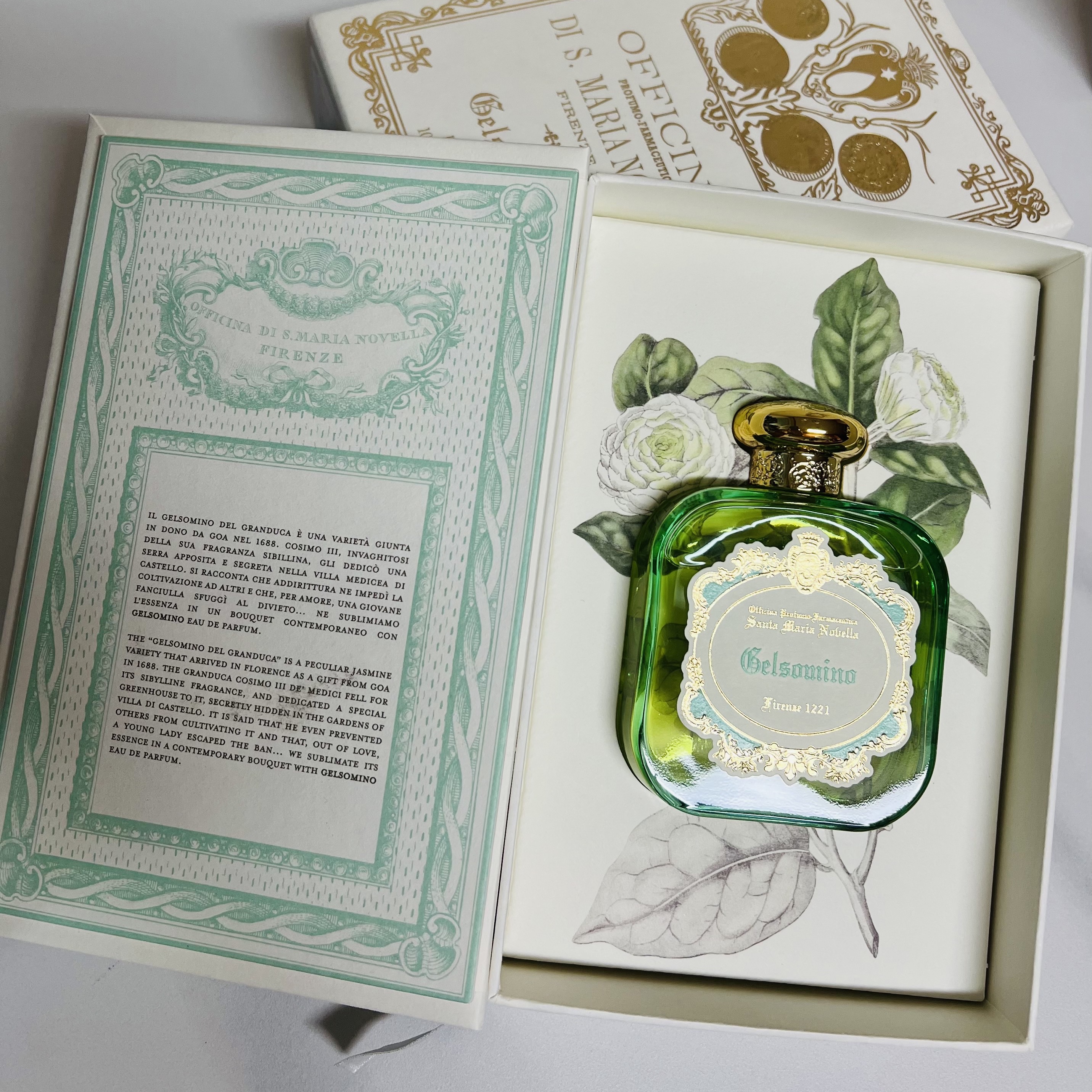 Santan Maria Novella Gelsomino Eau De Parfum 100ml 착용 스타일