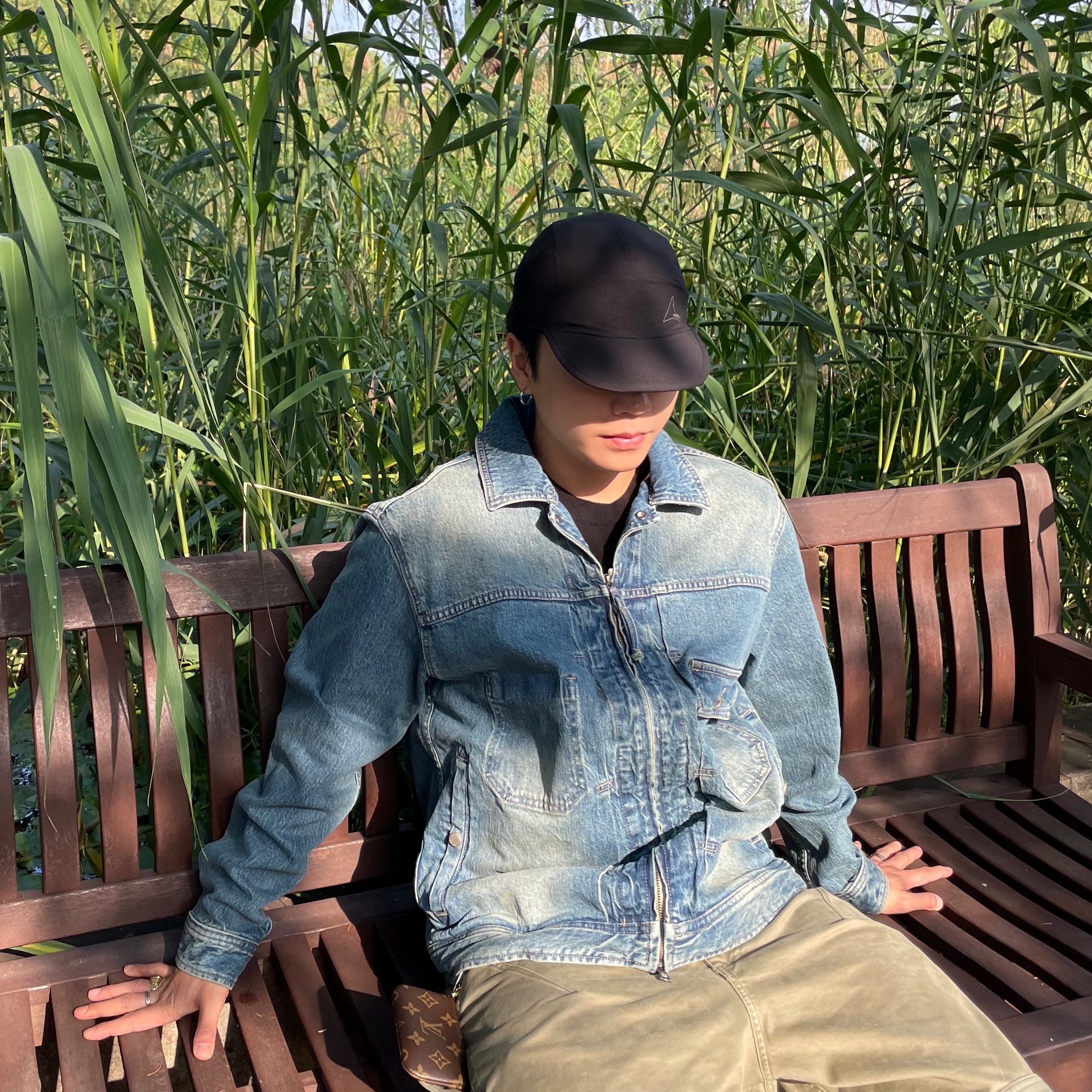 SERIES Indigo Modified Trucker Indigo 착용 스타일 - 2