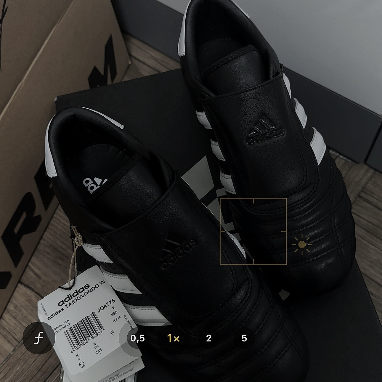 (W) Adidas Taekwondo Core Black Cloud White 착용 스타일