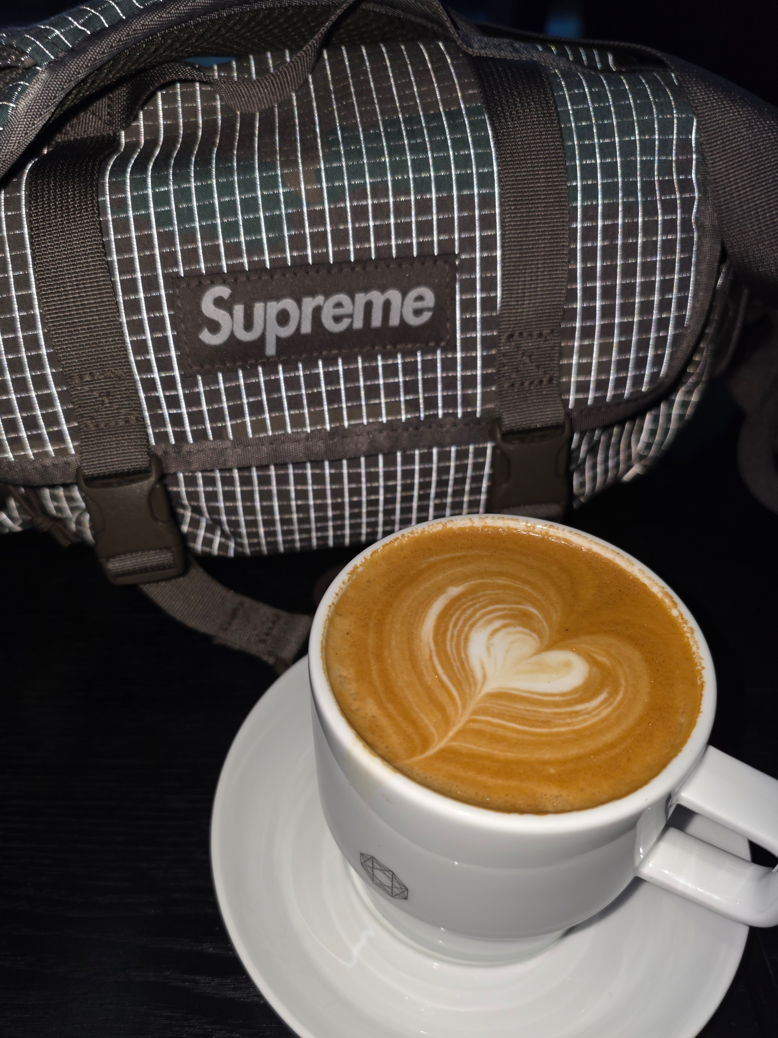 Supreme Mini Duffle Bag Woodland Camo - 24SS 착용 스타일