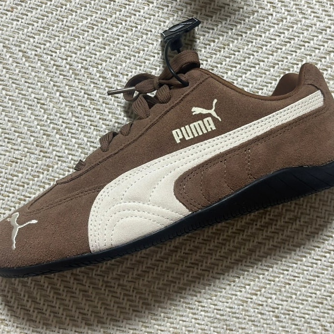 Puma Speedcat OG Haute Coffee Frosted Ivory 착용 스타일 - 2