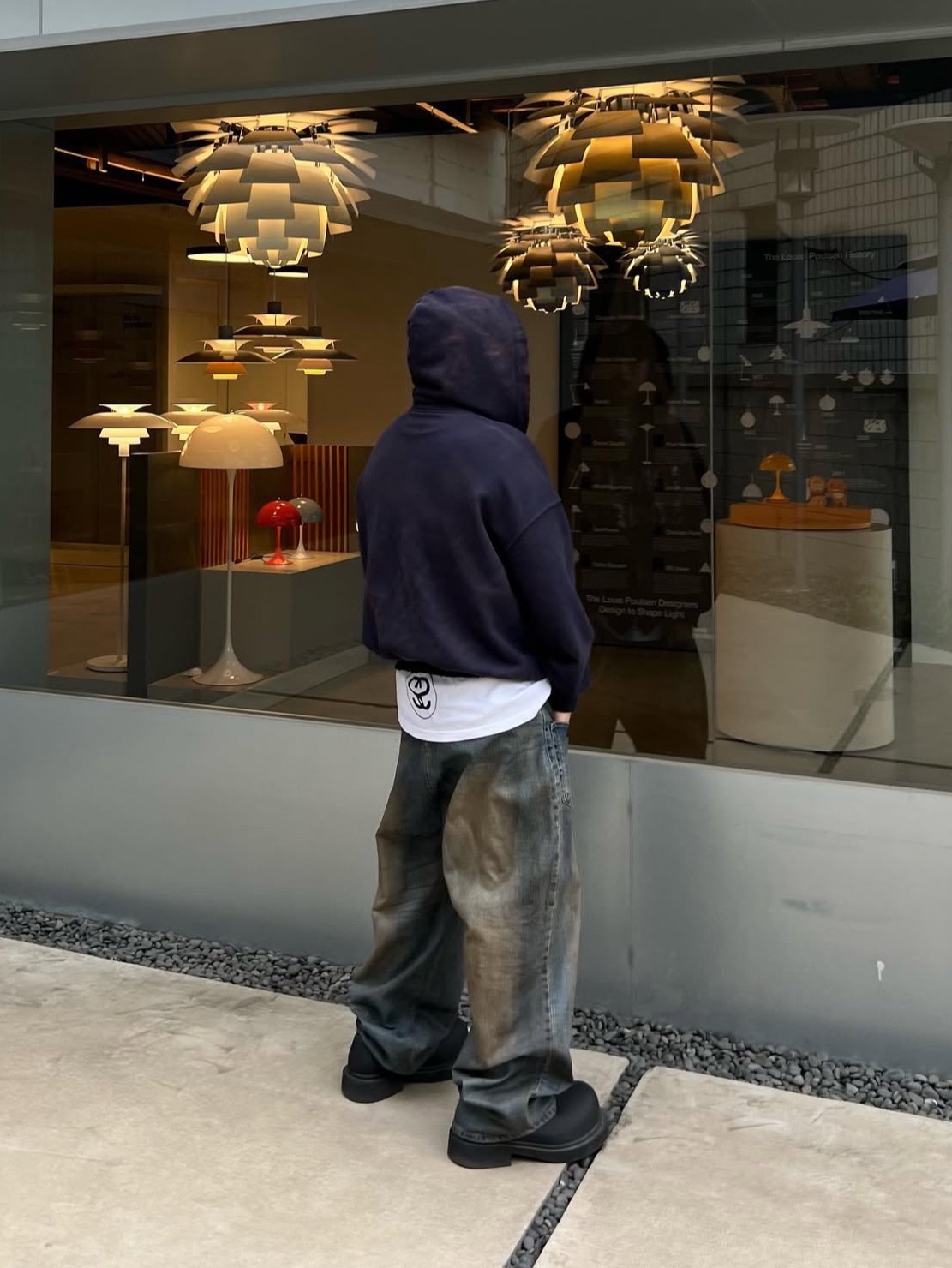 Stussy x Takahiromiyashita The Soloist 40 WT T-Shirt 착용 스타일