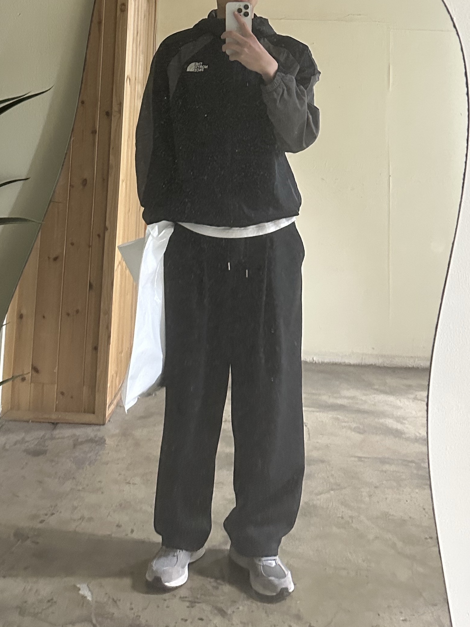 The North Face White Label Bandon Jacket Black 착용 스타일