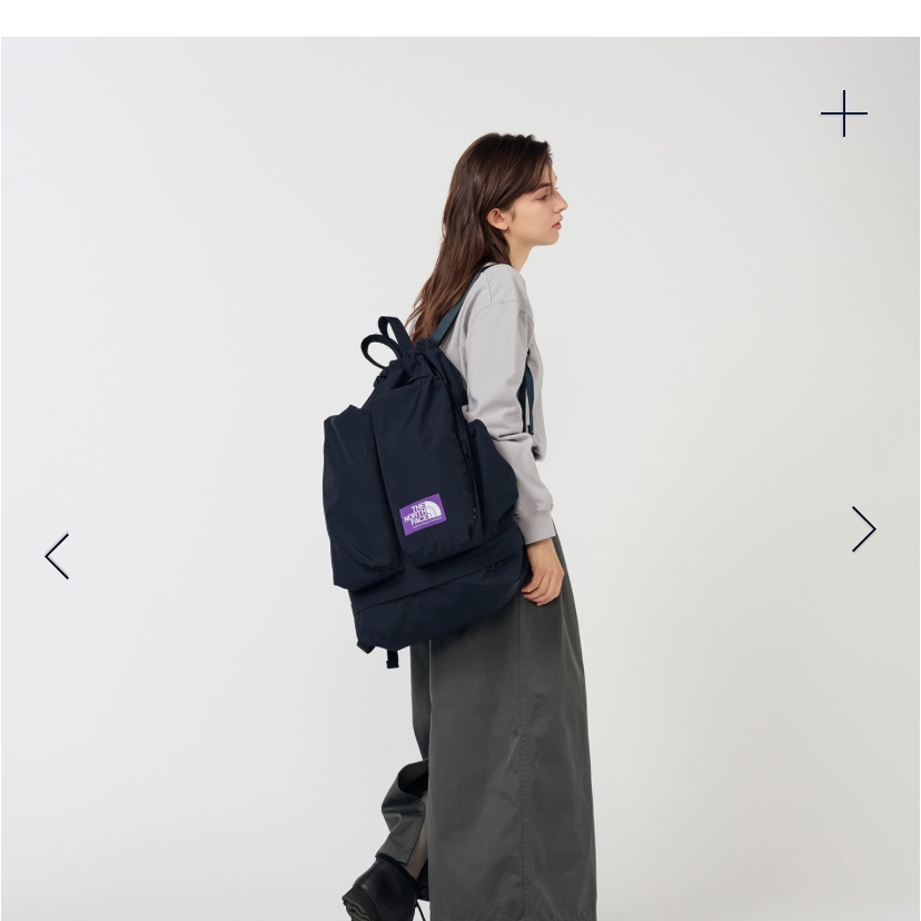 The North Face Purple Label Mountain Wind Backpack Black 착용 스타일 - 3